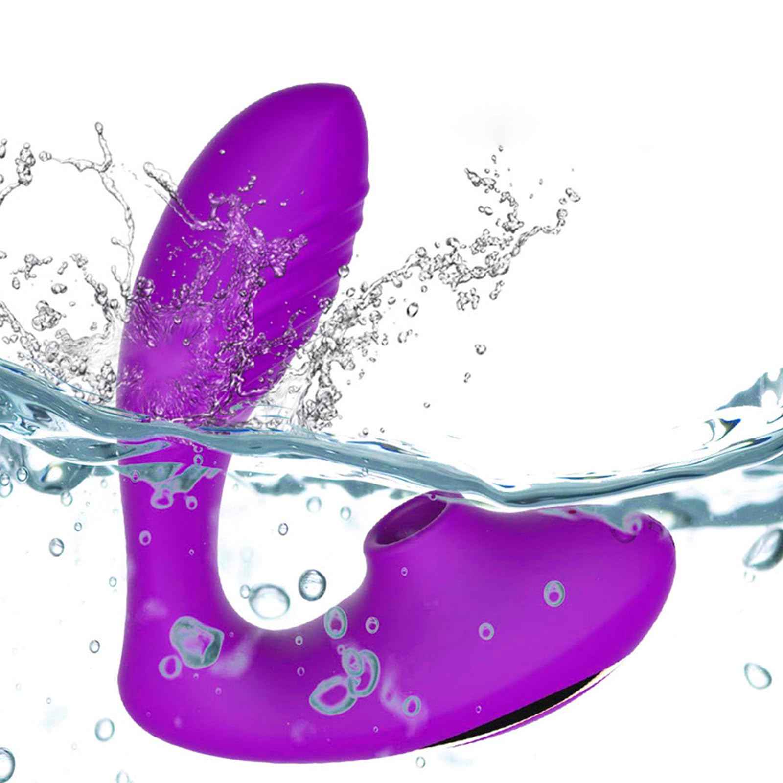 Newly Sitting and Riding Toys Adult Tools for Women 7 Powerful Modes Realistic Silicone Waterproof Slant Hole Charging Play Thrusting Games Flexible Sensory Toys for Couples, WA2604TA2908 (Purple)