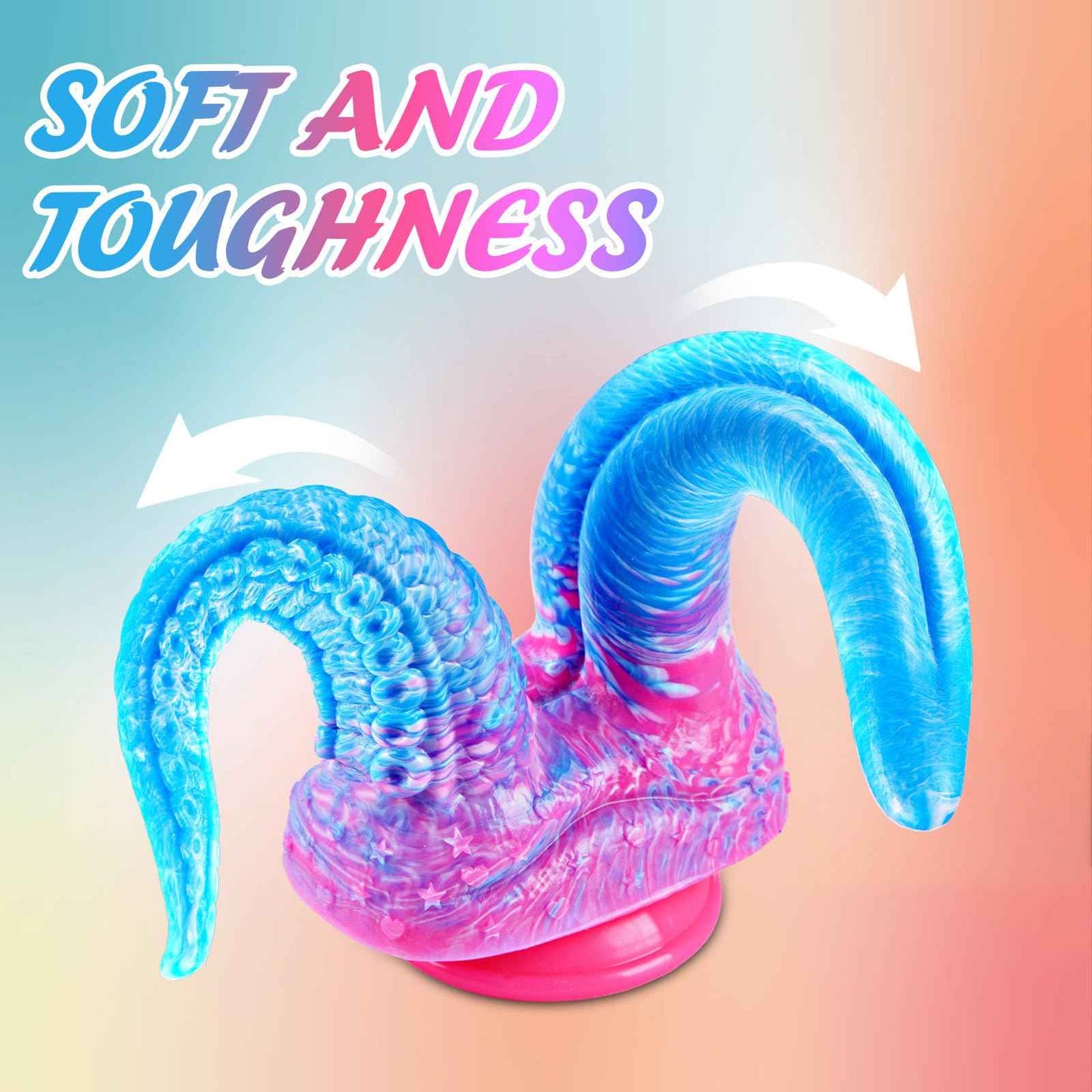 7.9" Double Head Tentacle Dildo, Small Monster Double Head Realistic Dildo