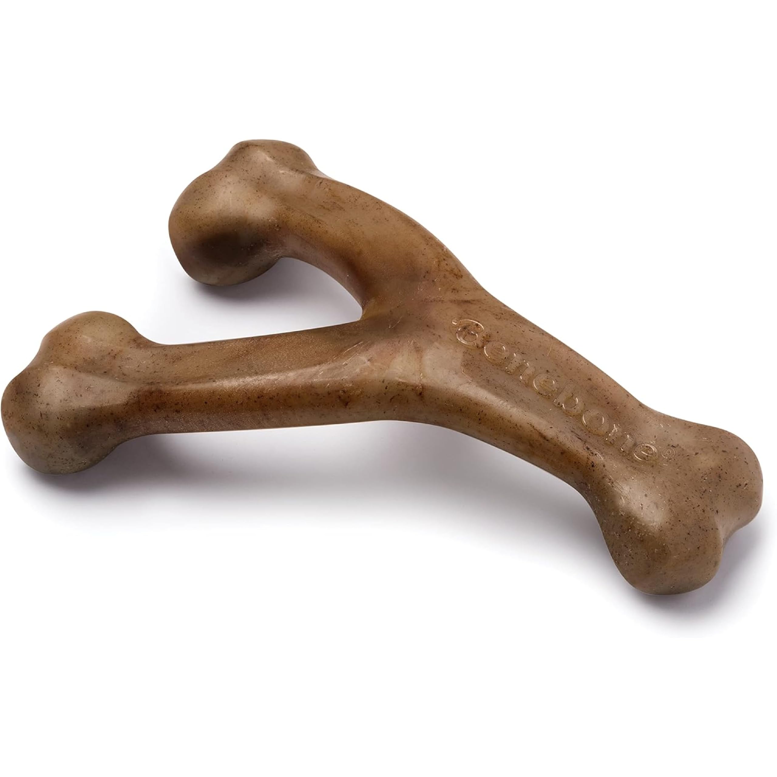 Benebone Fishbone Durable Dog Chew Toy for Aggressive Chewers Medium, Large, Small, Giant