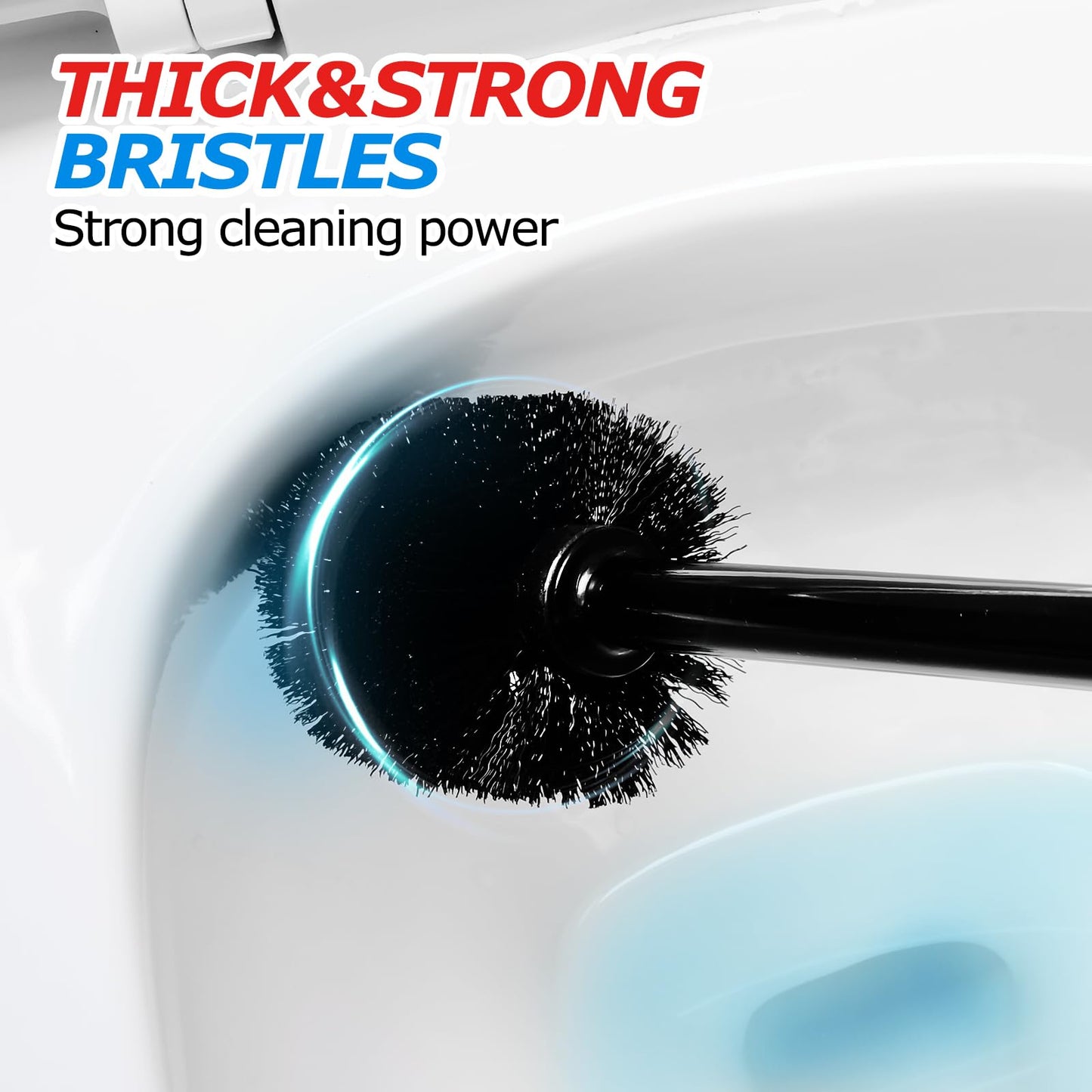 FORASTO Toilet Plunger and Brush Set，Toilet Bowl Brush Plunger Set