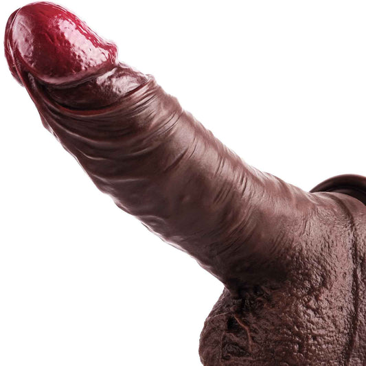 Realistic Silicone Dildo Hands-Free Play for Beginners,Couple,