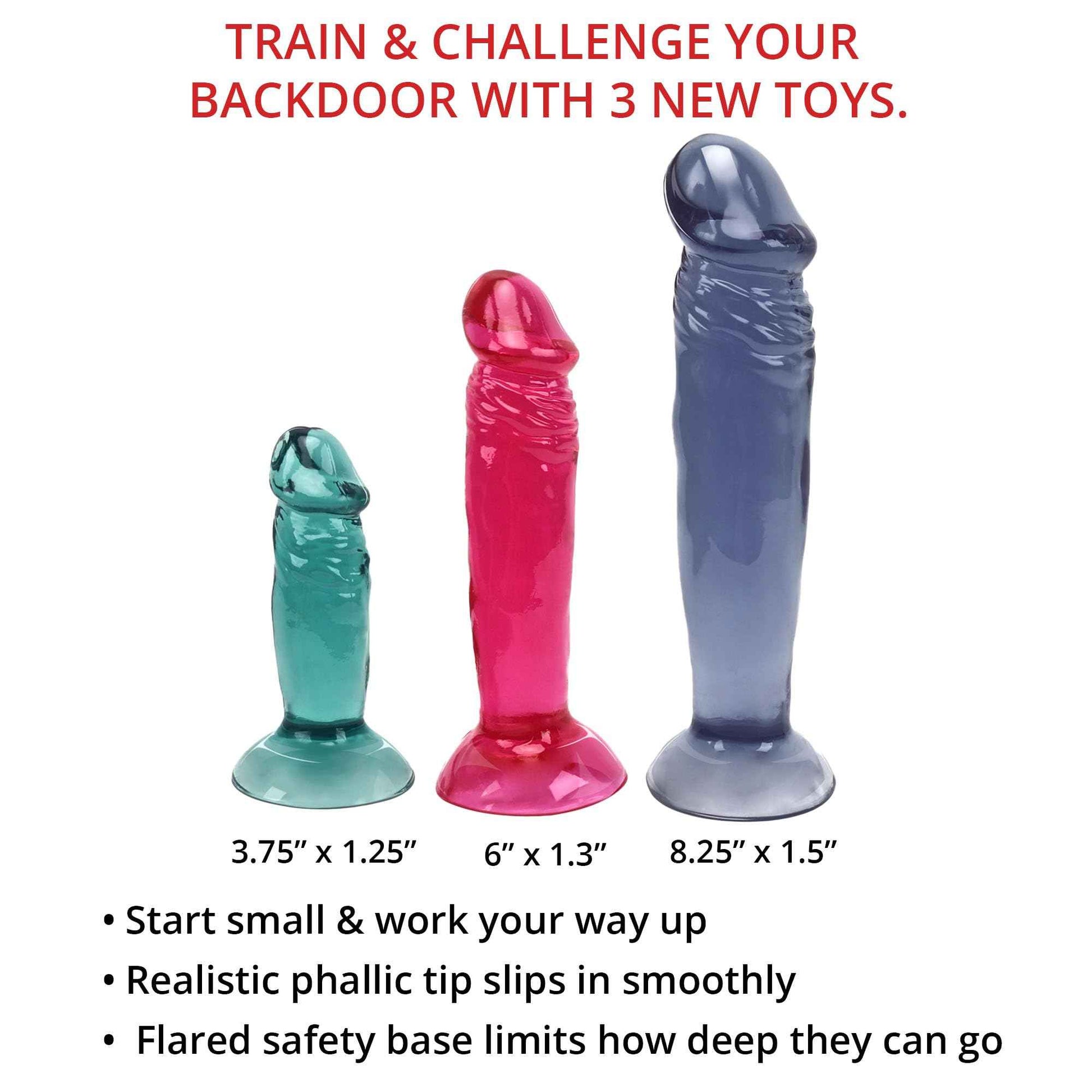 Adam & Eve Realistic Dildo - Premium Sex Gadgets for Women, Suction Cup Base for Personal Pleasure