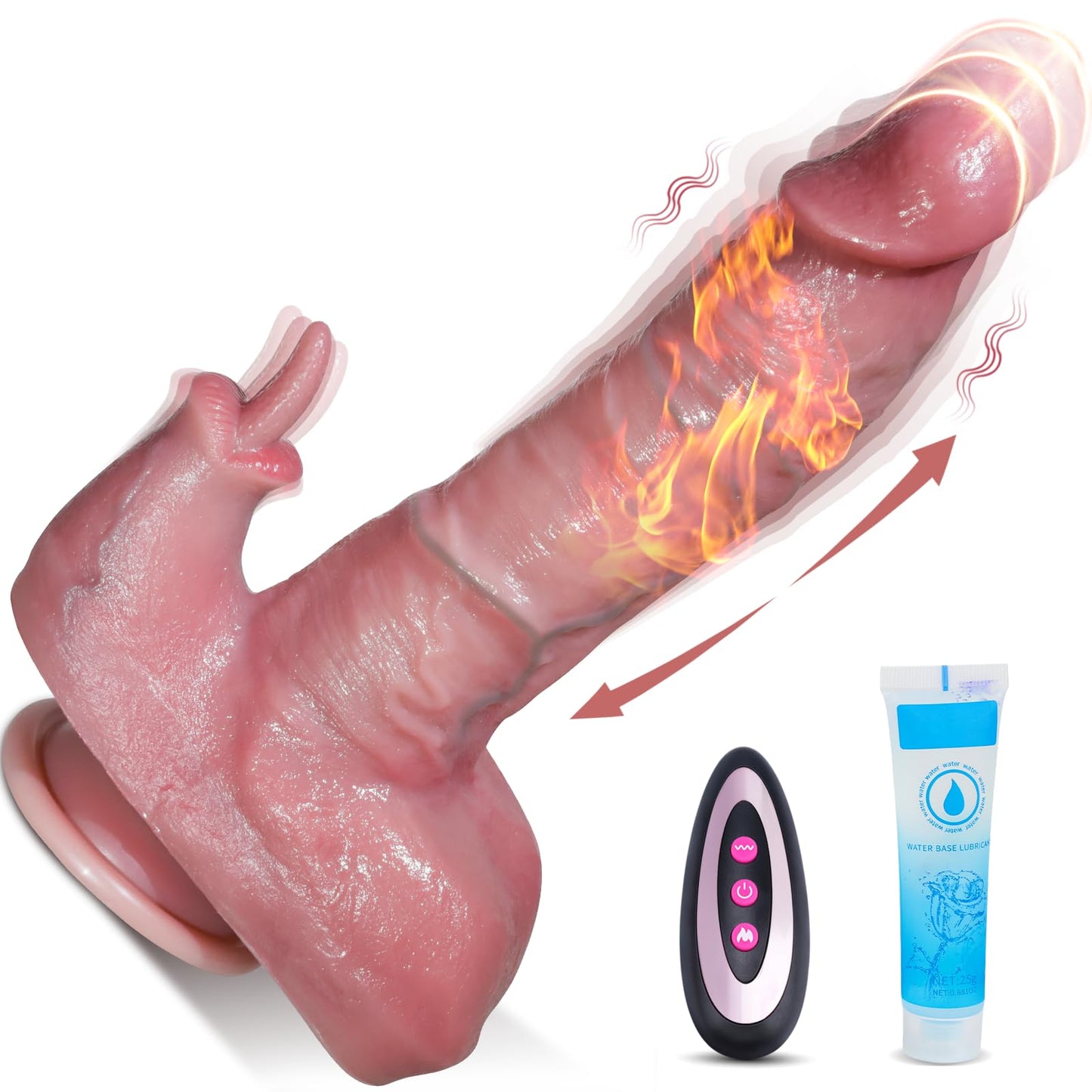 Sex Toy Thrusting Dildo Rabbit Vibrator