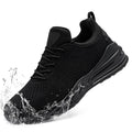 LARNMERN Men Non Slip Work Sneakers Water Resistant Food Service Zapatos Trabajo Antideslizantes Walking Shoes Waterproof Shoes Slip-on