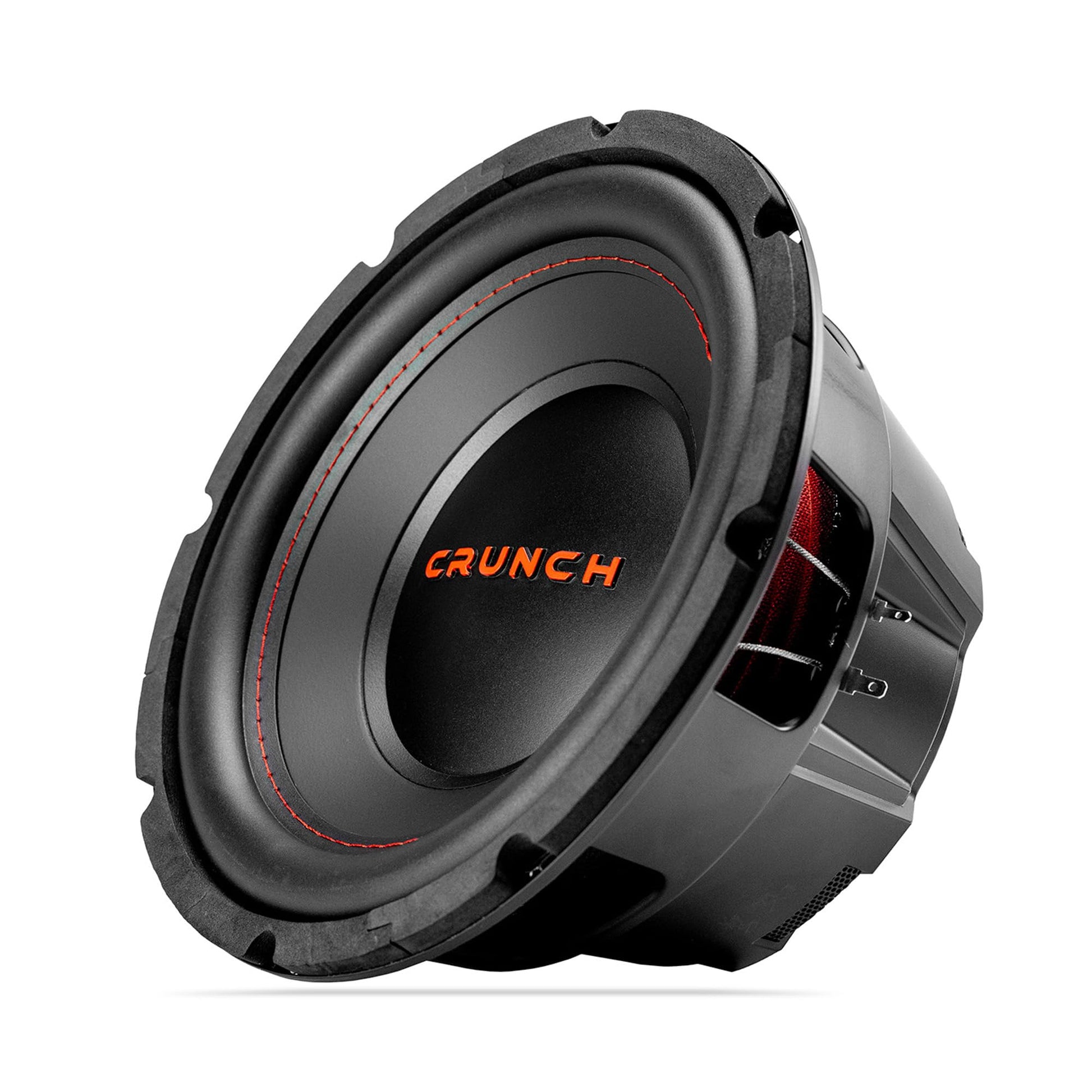 Crunch 2 Pack CRW10D4 10" 400W MAX 200W RMS 4 Ohm Dual Voice Coil Car Audio Subwoofer Speaker with Spade Terminals for Sealed or Vented Enclosure