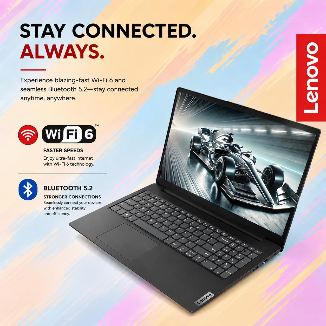 Lenovo V15 Business Laptop 15.6in FHD Ryzen 3 16GB RAM