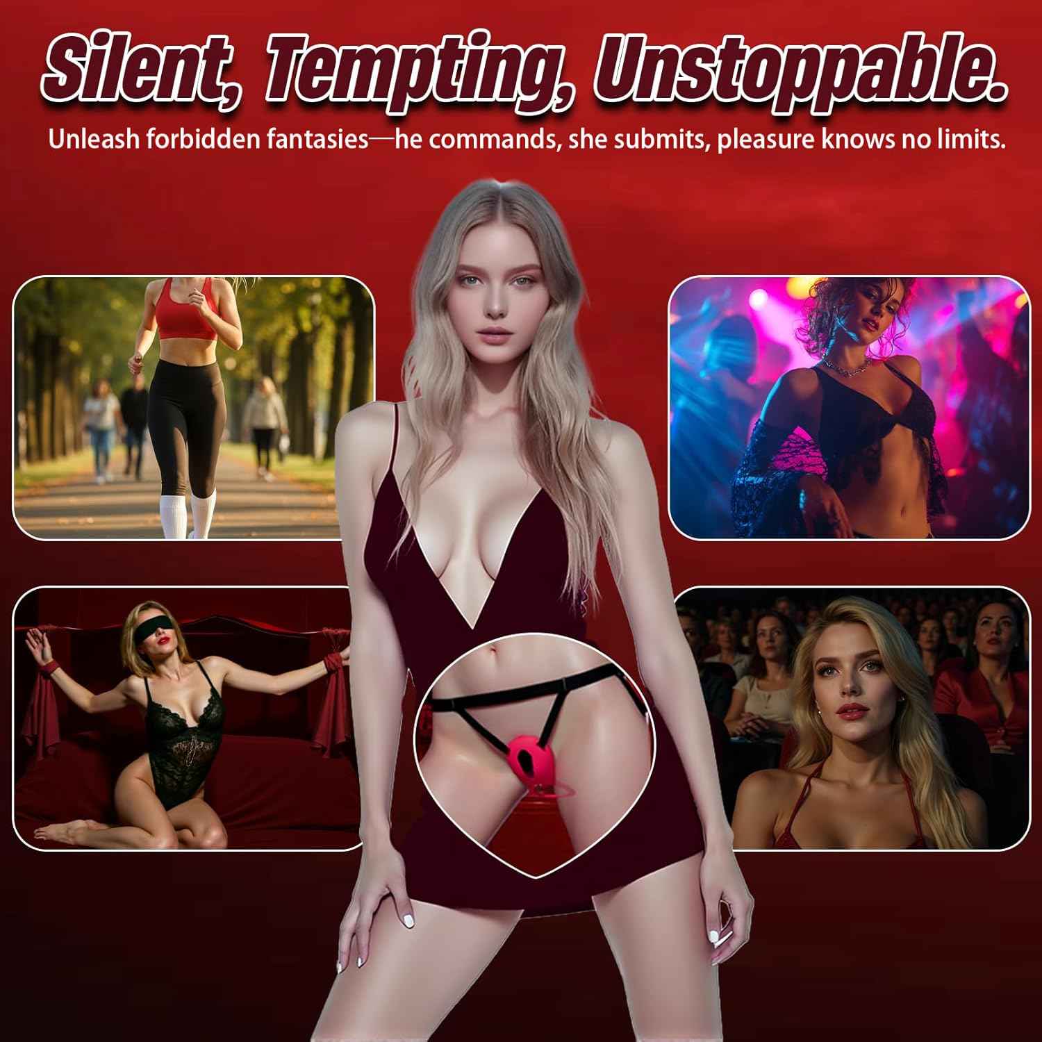 Couples Rose APP Remote Control Wearable Vibrator, Couples Women Men Adult Sex Toys Games, Clitoral Panty Vibrator Vibrating Cock Ring for Hands-Free, LZSHGJ BDSM Clitoral Stimulator Female Sex Toys