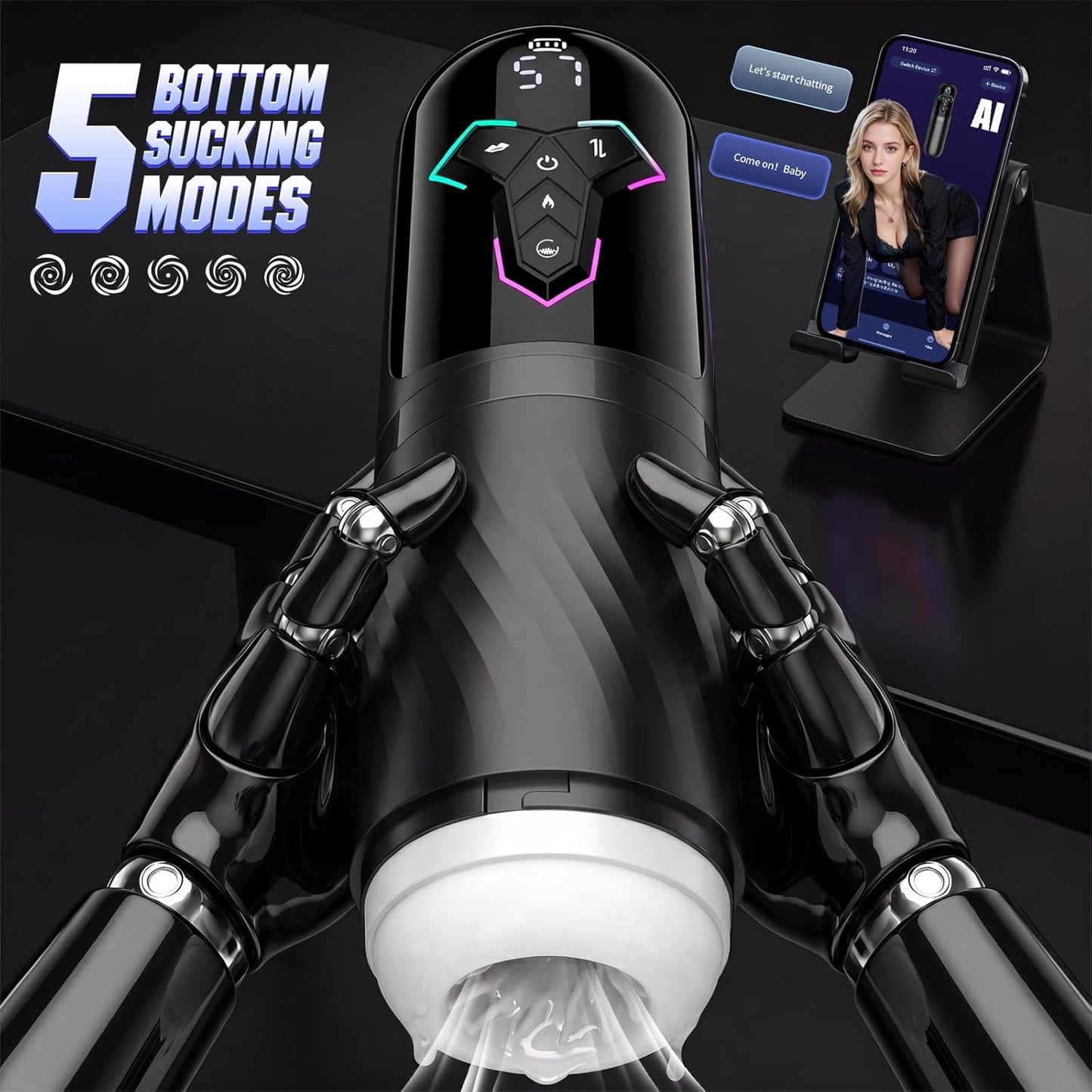 Sky Power HMB03-002 Male Masturbator Heating App Control Device