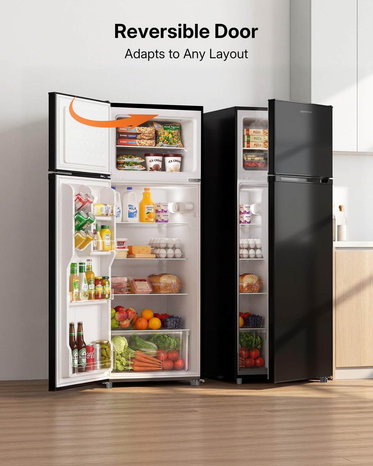 Upstreman 7.7 Cu.Ft. Refrigerator