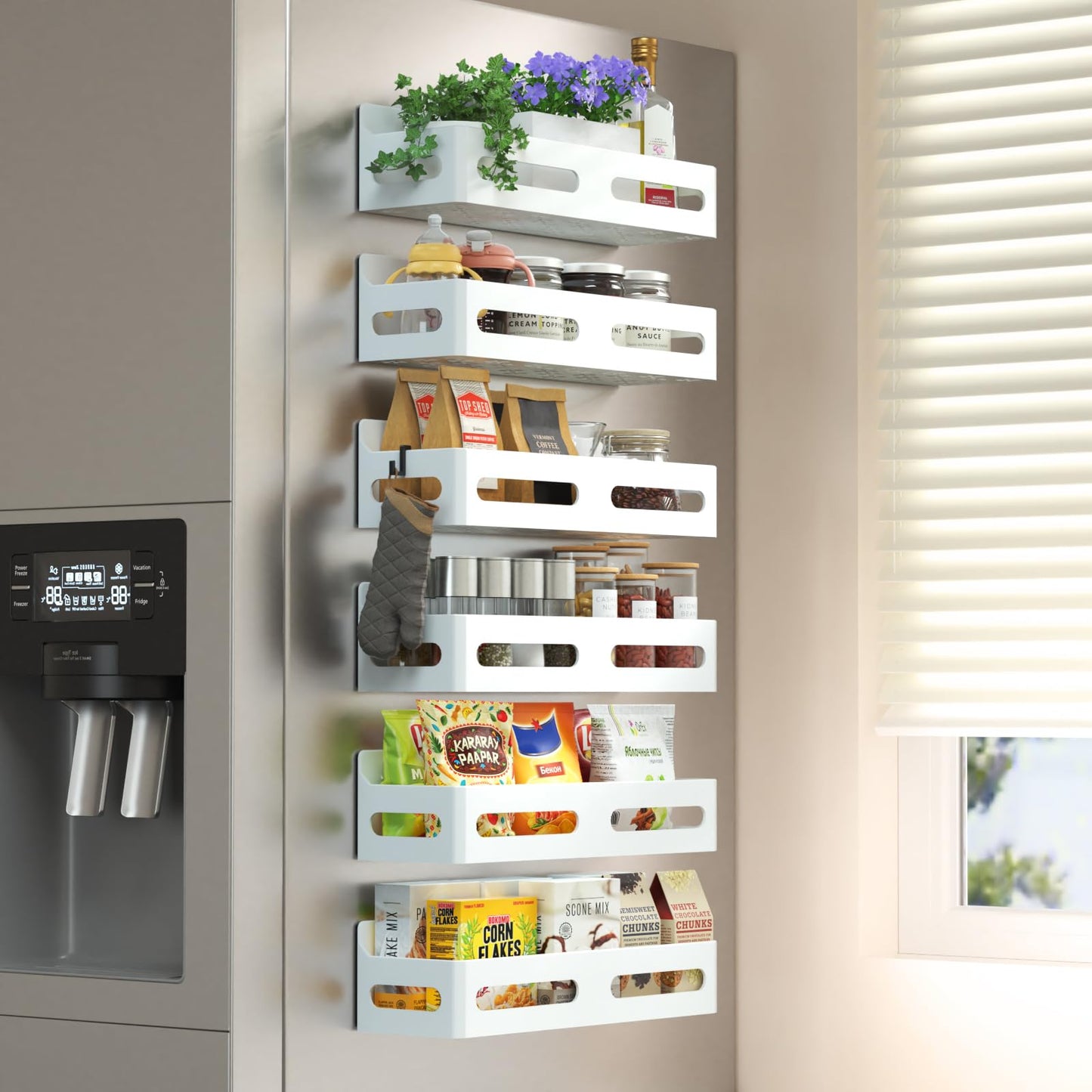 Sevenblue magnetic spice rack