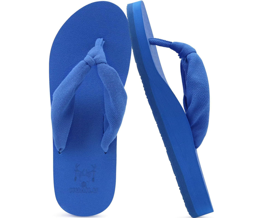 KuaiLu Flip Flops for Women with Arch Support Yoga Mat Comfortable Summer Beach Walking Thong Cushion Sandals Slip On Indoor Outdoor