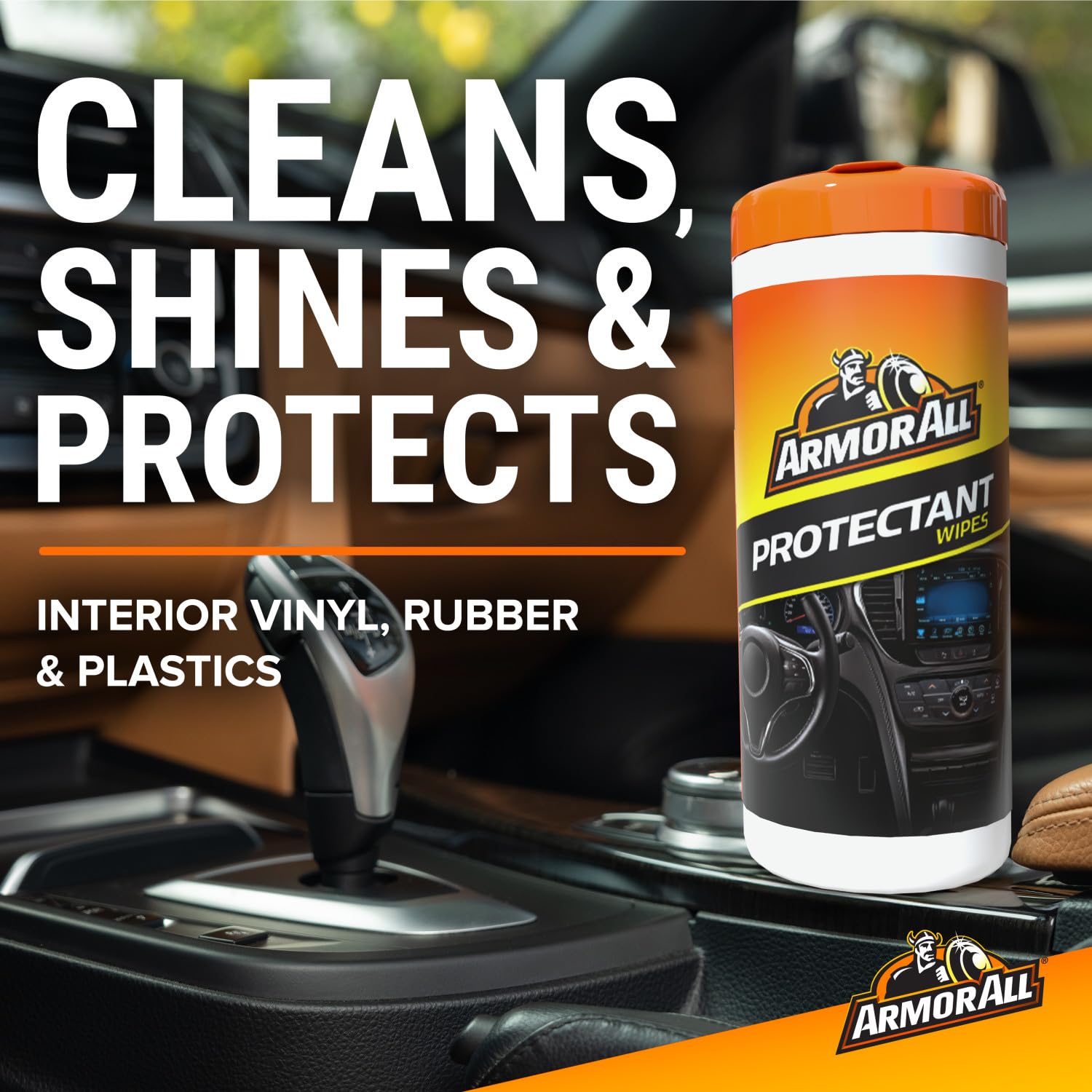 Armor All Protectant, Glass and Cleaning Wipes