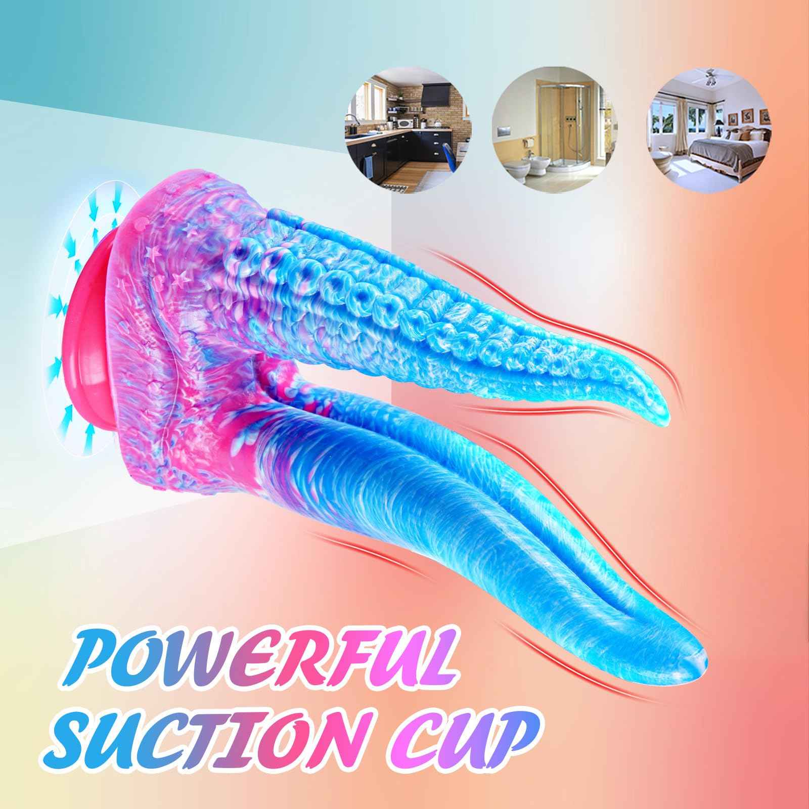 7.9" Double Head Tentacle Dildo, Small Monster Double Head Realistic Dildo