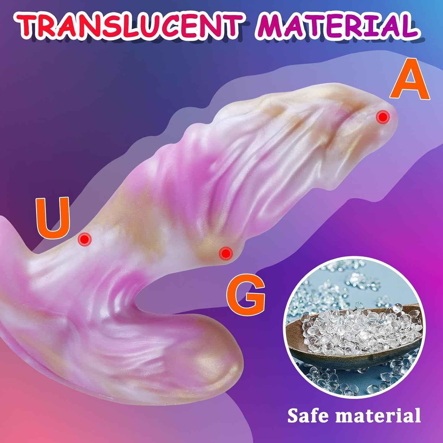 5.9'' Silicone Anal Plug Butt Plug Sex Toy,Fantasy Monster Dildo Prostate Dildo Small Butt Plug Anal Plugs,Wearable Prostate Plug Anal Stretcher Adult Sex Toys for Men Women Gay Couple