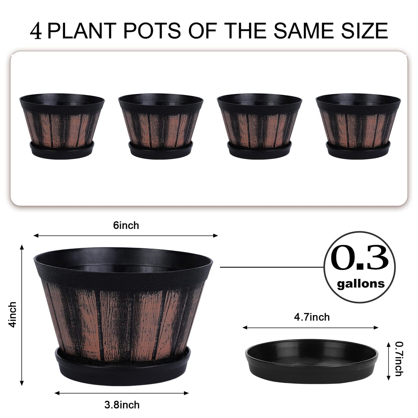 Quarut Plant Pots Set