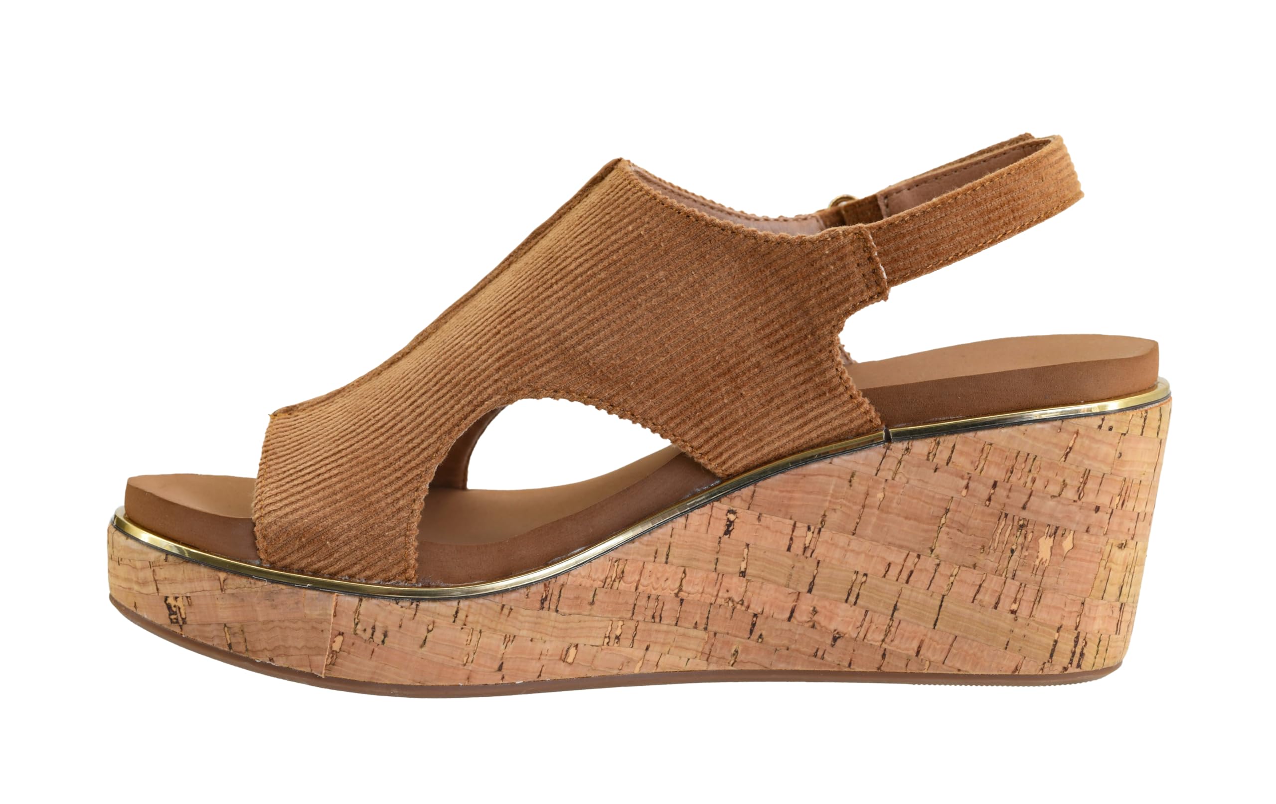 Corkys Footwear Womens Carley Wedges, Featuring Corkys EVA Foam Cushioned Insoles, A 2.5 Inch Heel, Lightweight For All Day Wear, And Hook And Loop Closure