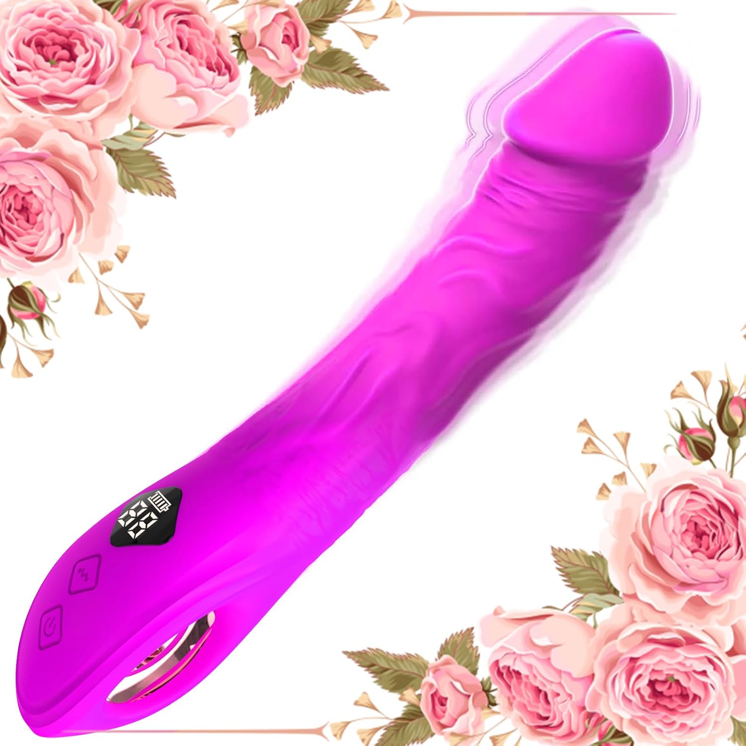 Rabb.i.t Vibrat.o.r 10-Mode Waterproof Silicone Personal Vibrator Purple Device