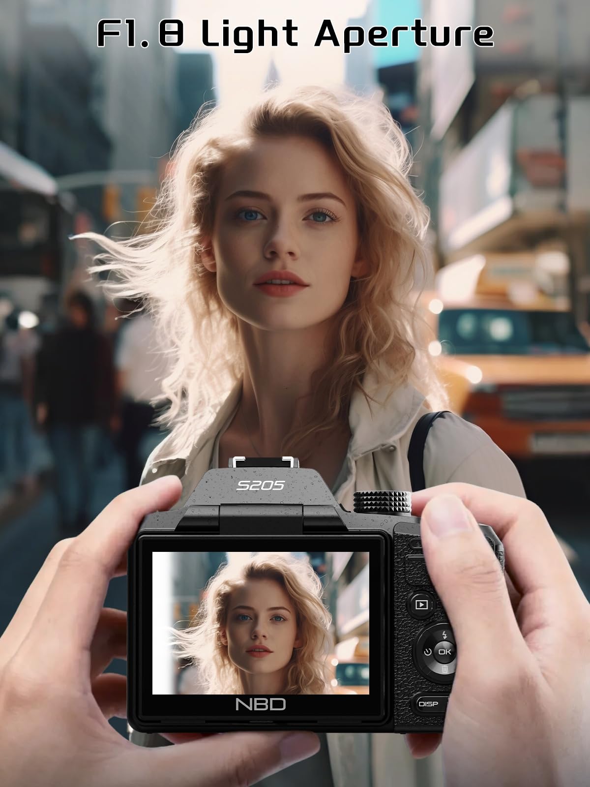 64MP 8K Cameras for Photography with 2.8" Flip Screen & Hot Shoe, 16X Zoom, WiFi, Autofocus – Vlogging Camera for YouTube, Includes 64GB Card & 2 Batteries
