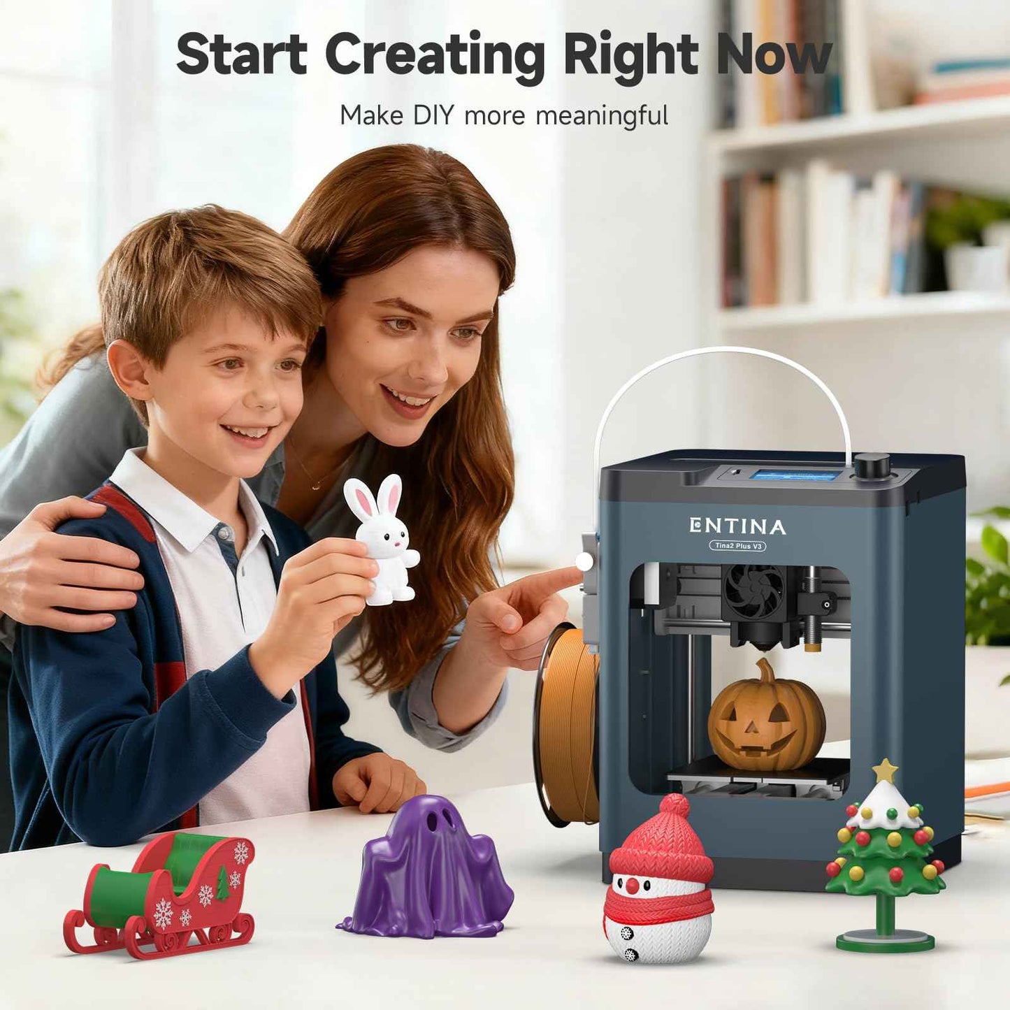 Tina2 Family 3D Printer for stem and Offices