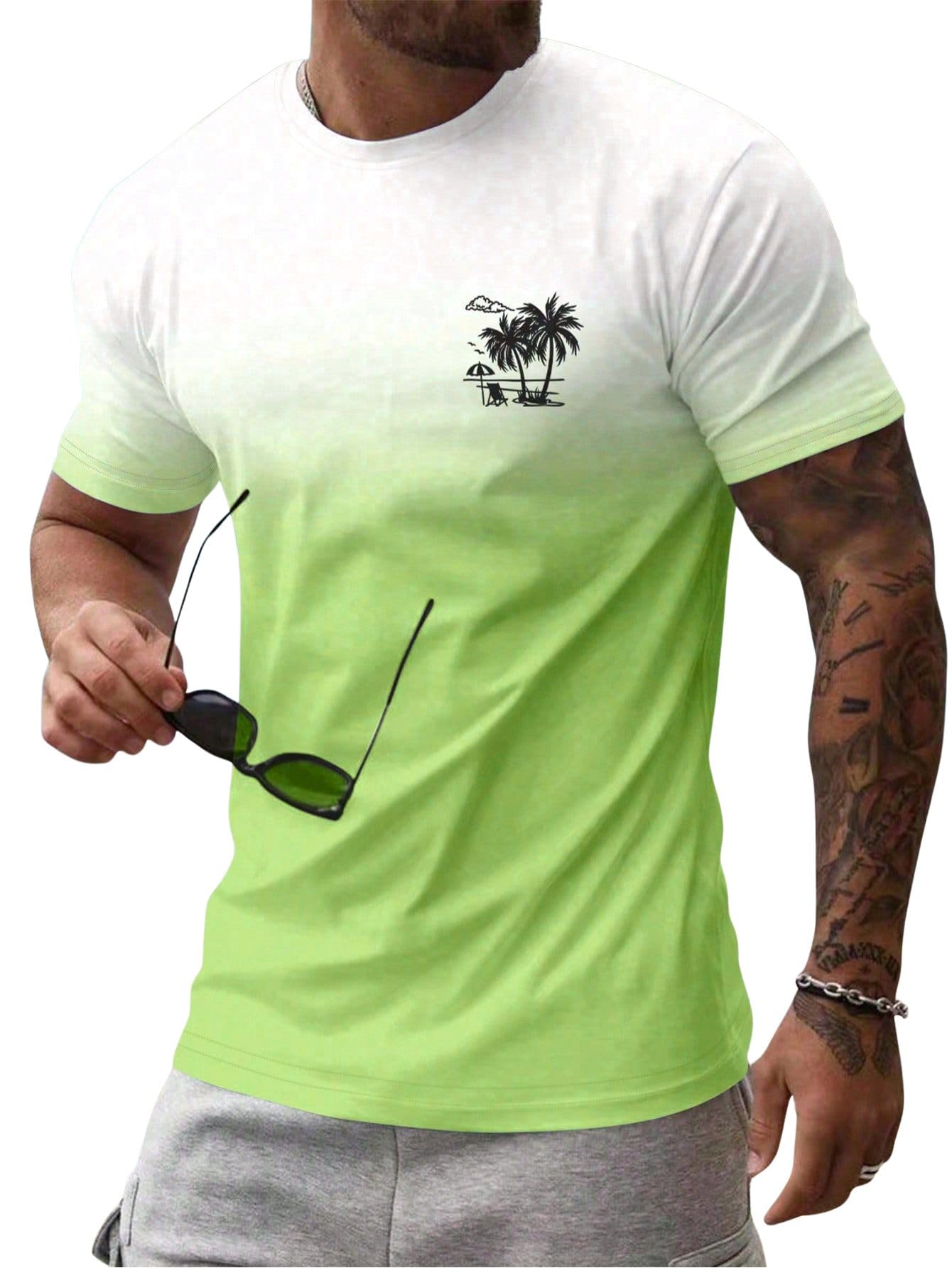 SOLY HUX Men's Short Sleeve Graphic Tees Summer Crewneck Top Shirt Beach Vacation T-Shirts