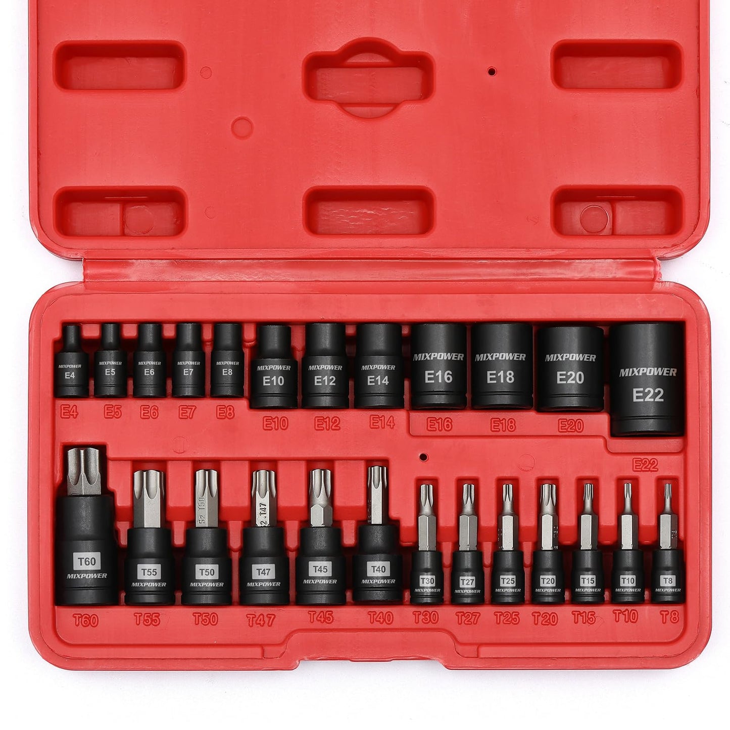 MIXPOWER Torx&E-Torx Socket Set