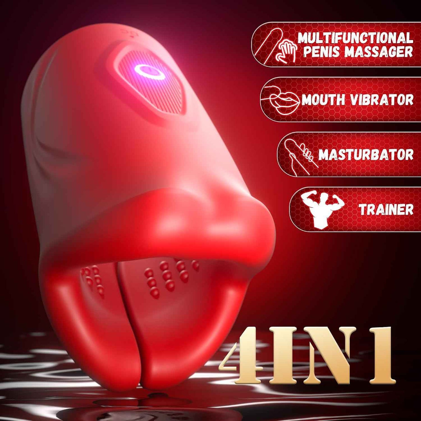 Male Sex Toys for Men Adult Toys Male Masturbator with 9 Vibration Modes Powerful Vibrating Penis Training Device, Male Sex Toy Hands-Free Masturbation Cup, Adult Sex Toys Couples Sex Toys