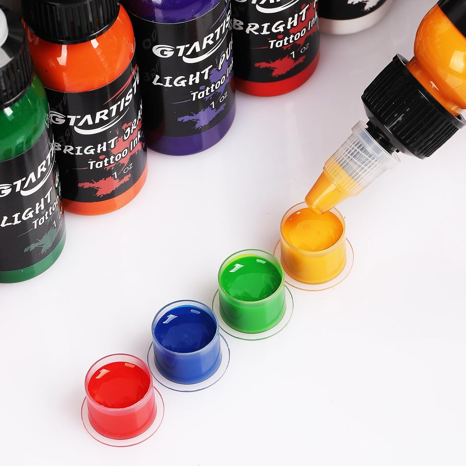 GTARTISTOO Professional Tattoo Ink Set 14 Colors 30ml Vegan Pigment