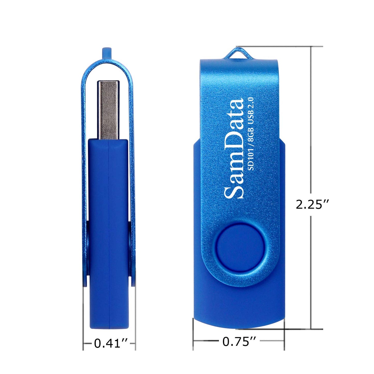 SamData 16GB USB Flash Drives 5 Pack 16GB Thumb Drives Memory Stick Jump Drive with LED Light for Storage and Backup