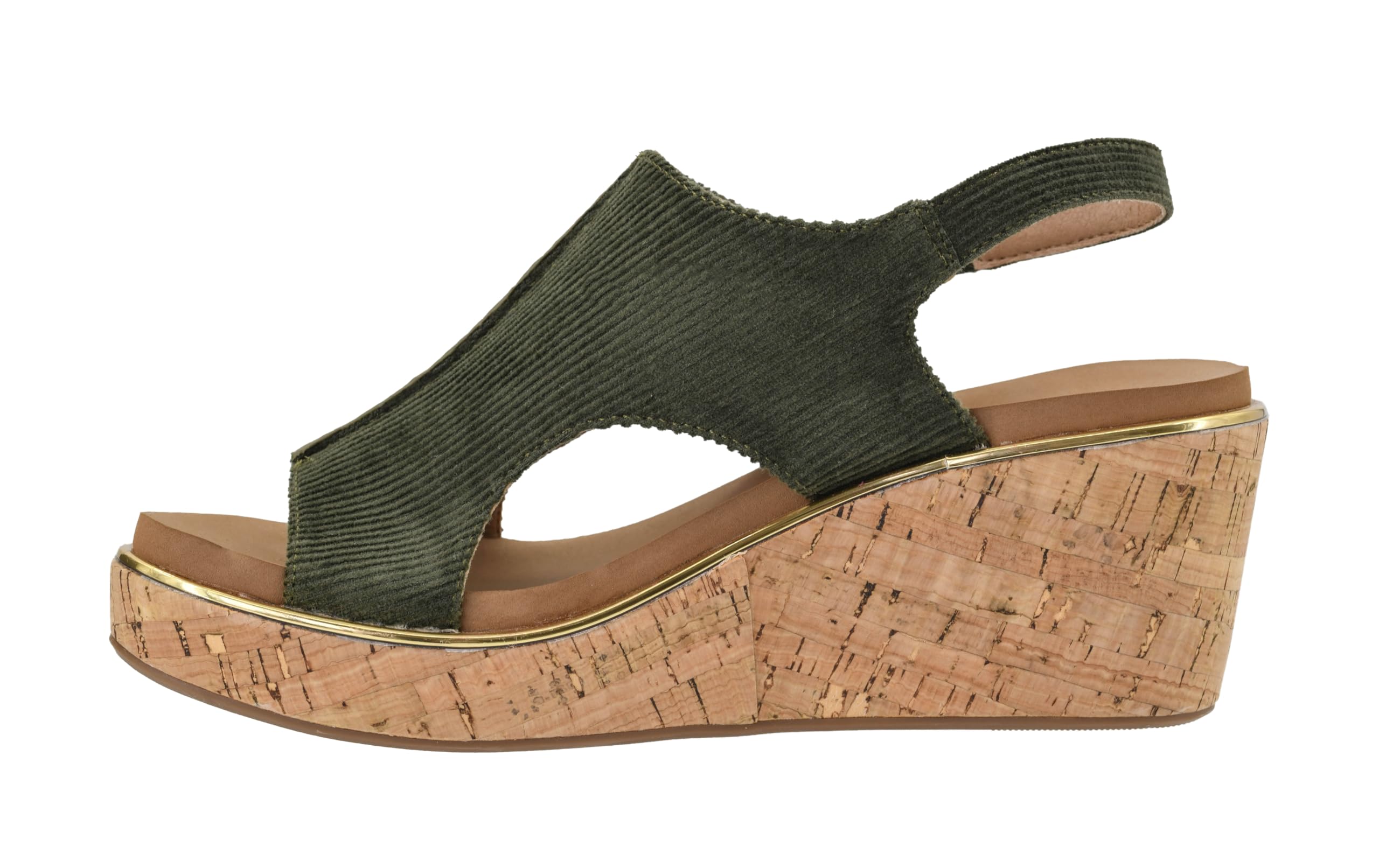 Corkys Footwear Womens Carley Wedges, Featuring Corkys EVA Foam Cushioned Insoles, A 2.5 Inch Heel, Lightweight For All Day Wear, And Hook And Loop Closure