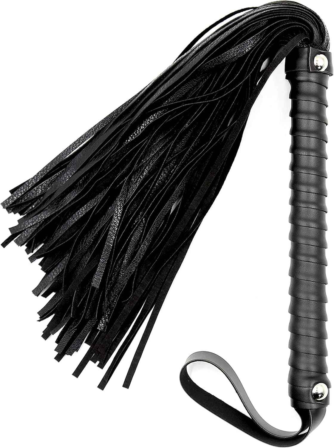 SM Leather Short Nail Black Belted Sexy Fun Whip Flirting Fantasy Sex Toys Fetish Hand Paddle Kinky Restraint Bondage Sex Role Play