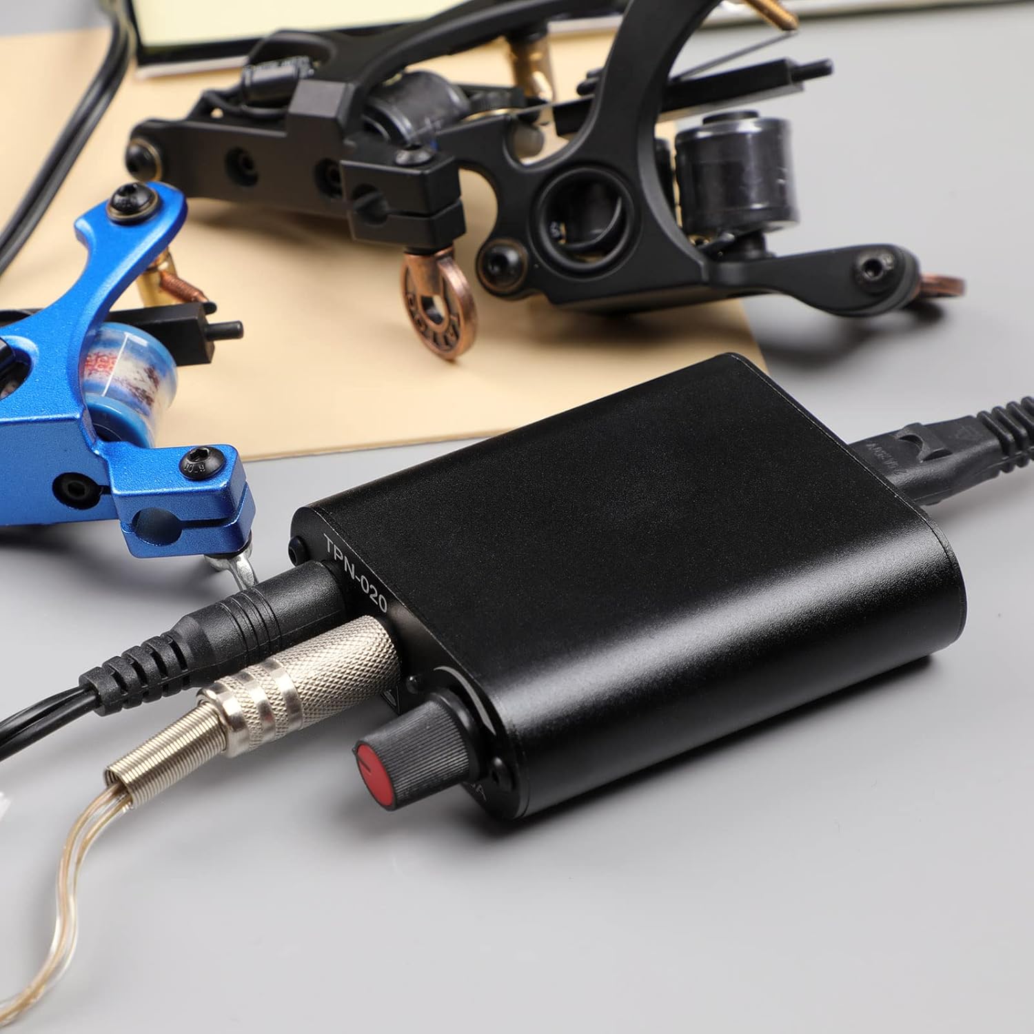HAWINK Complete Tattoo Kit 4 Standard Tattoo Machines Power Supply