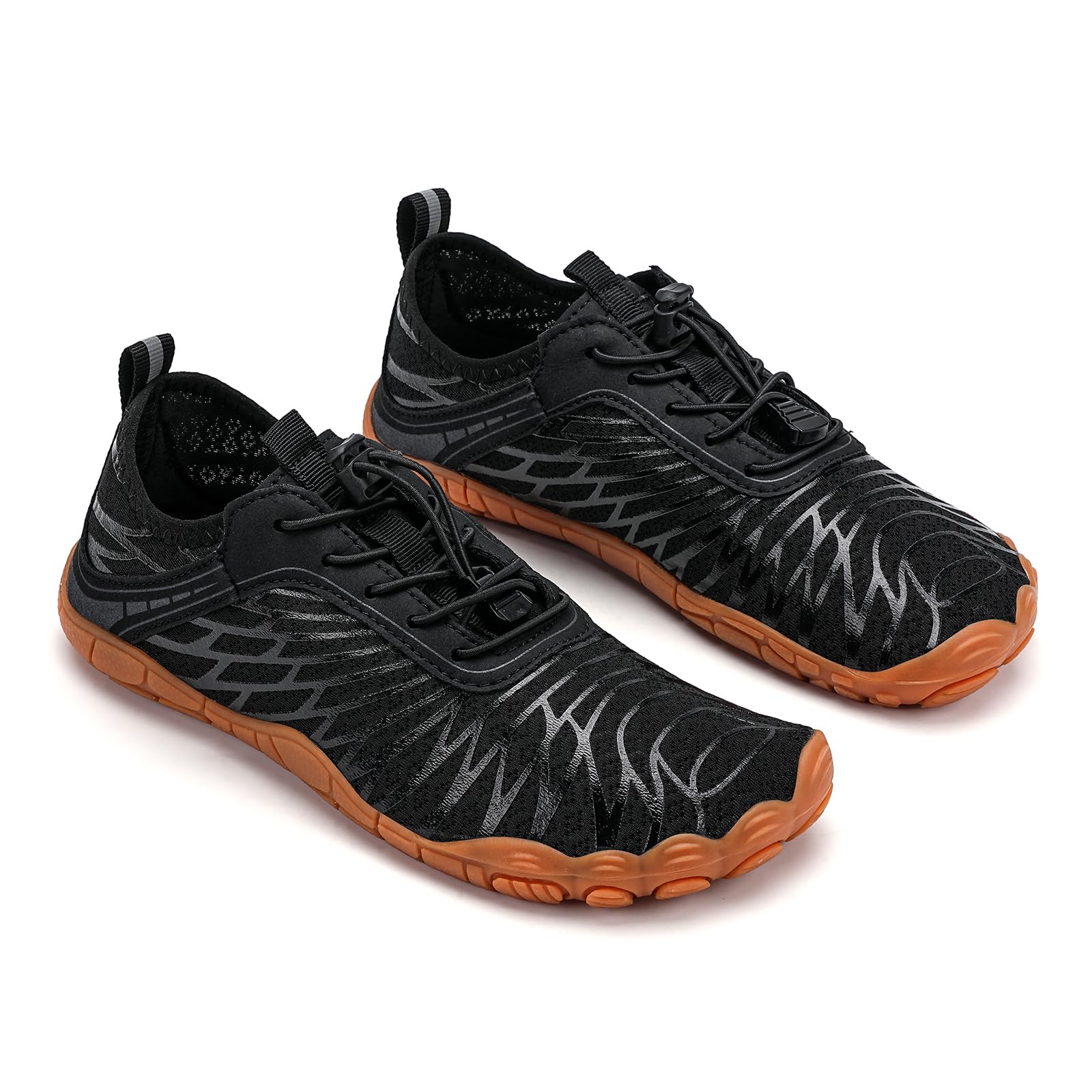 RUFONE Hike Barefoot Shoes for Women Men Breathable & Non-Slip Athletic Footwear Wide Toe Water Shoes,Designed for Walking,Running&Swimming