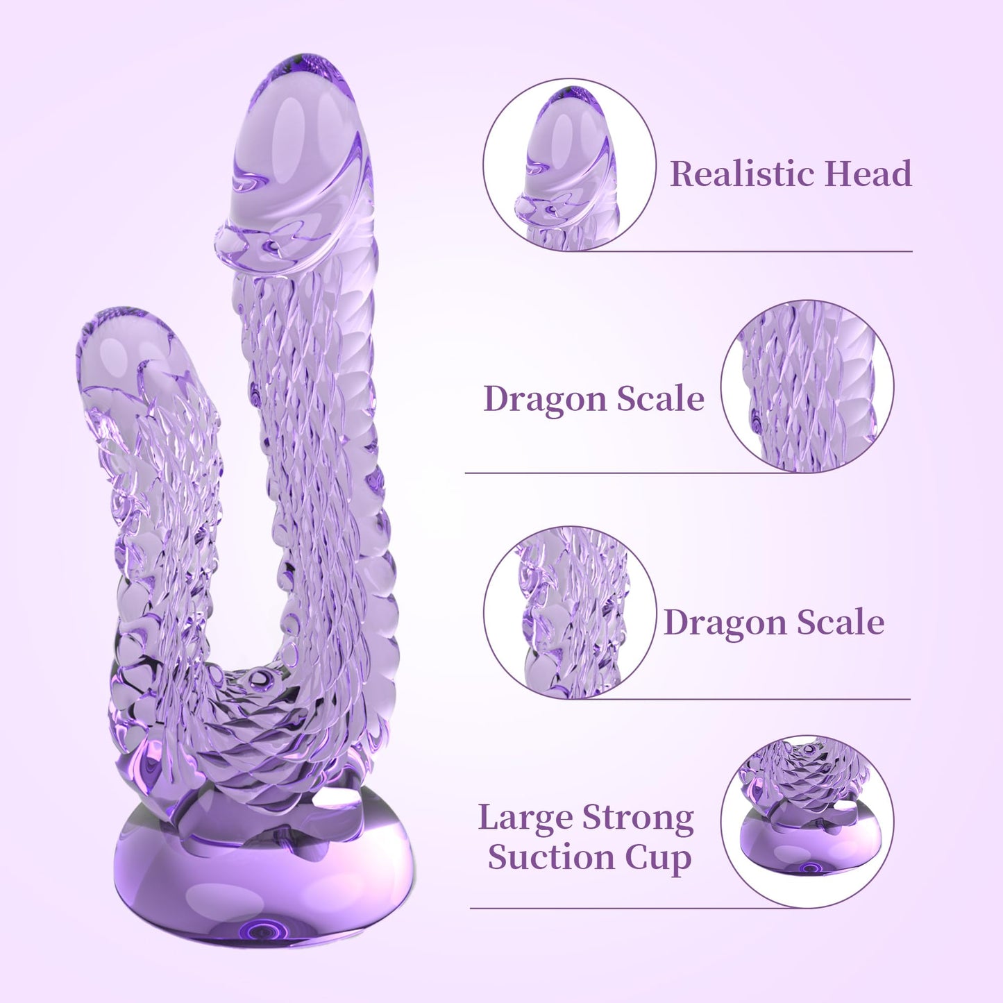 Realistic Dragon Double Ended Dildo Combination