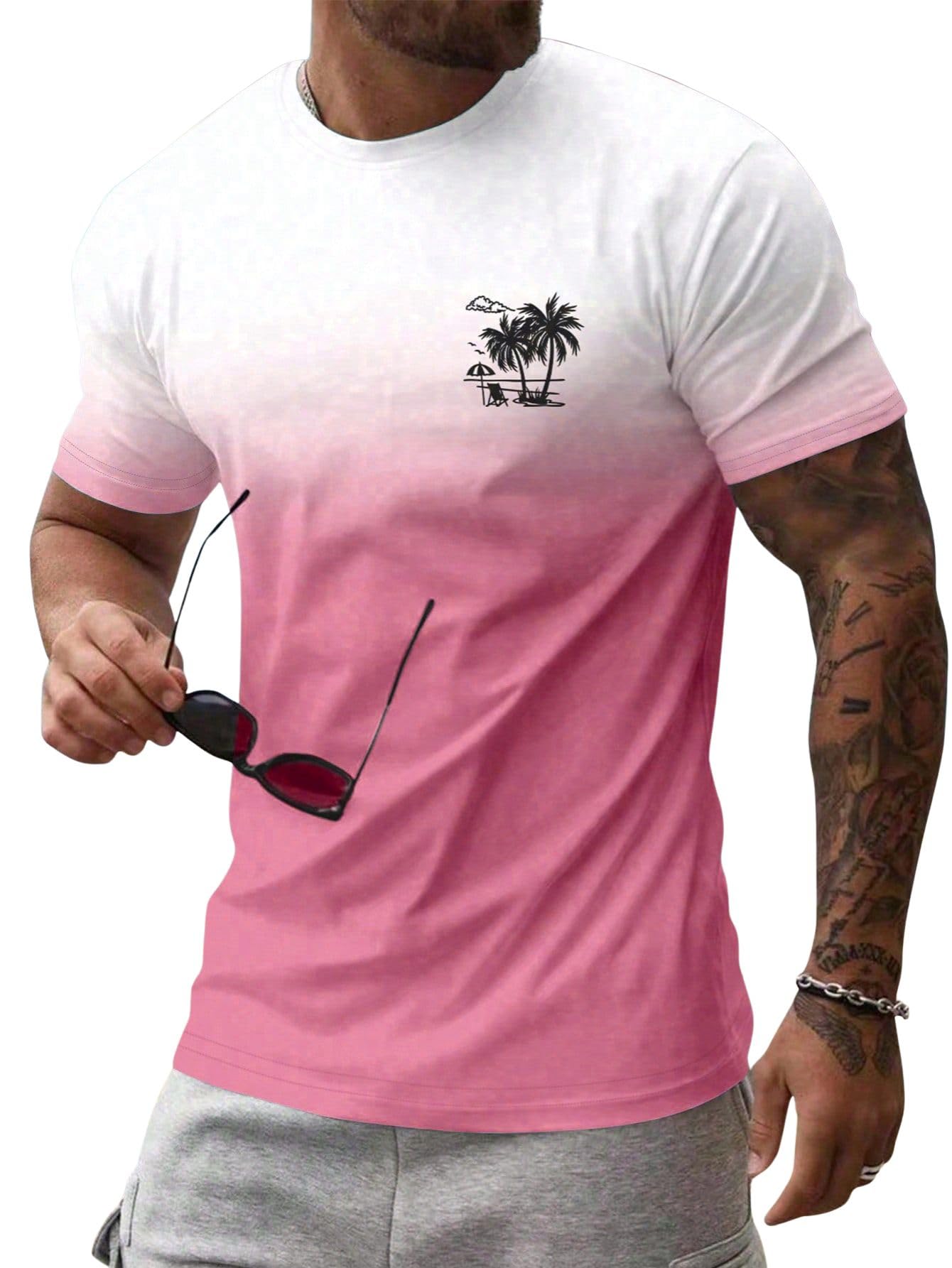 SOLY HUX Men's Short Sleeve Graphic Tees Summer Crewneck Top Shirt Beach Vacation T-Shirts