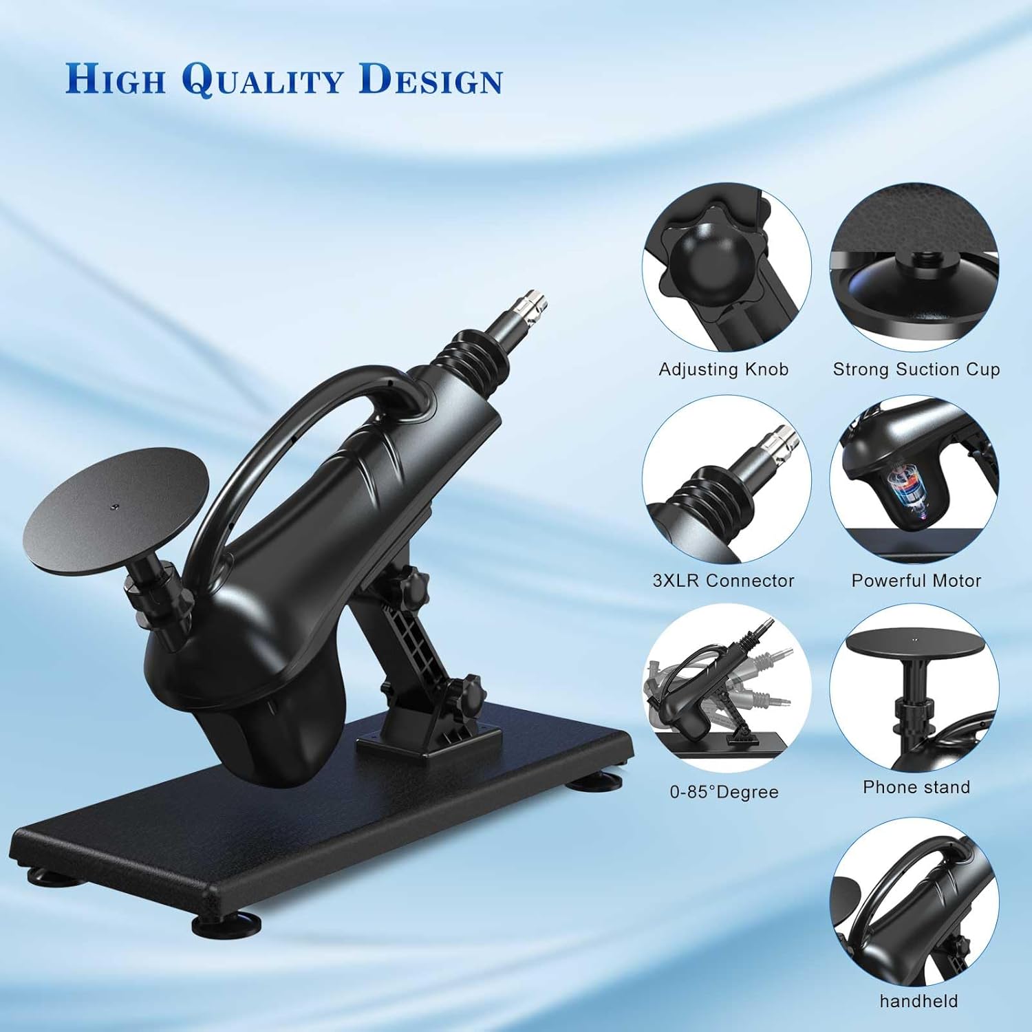 Amausen Automatic Thrusting Sex Machine with Suction Cup Base