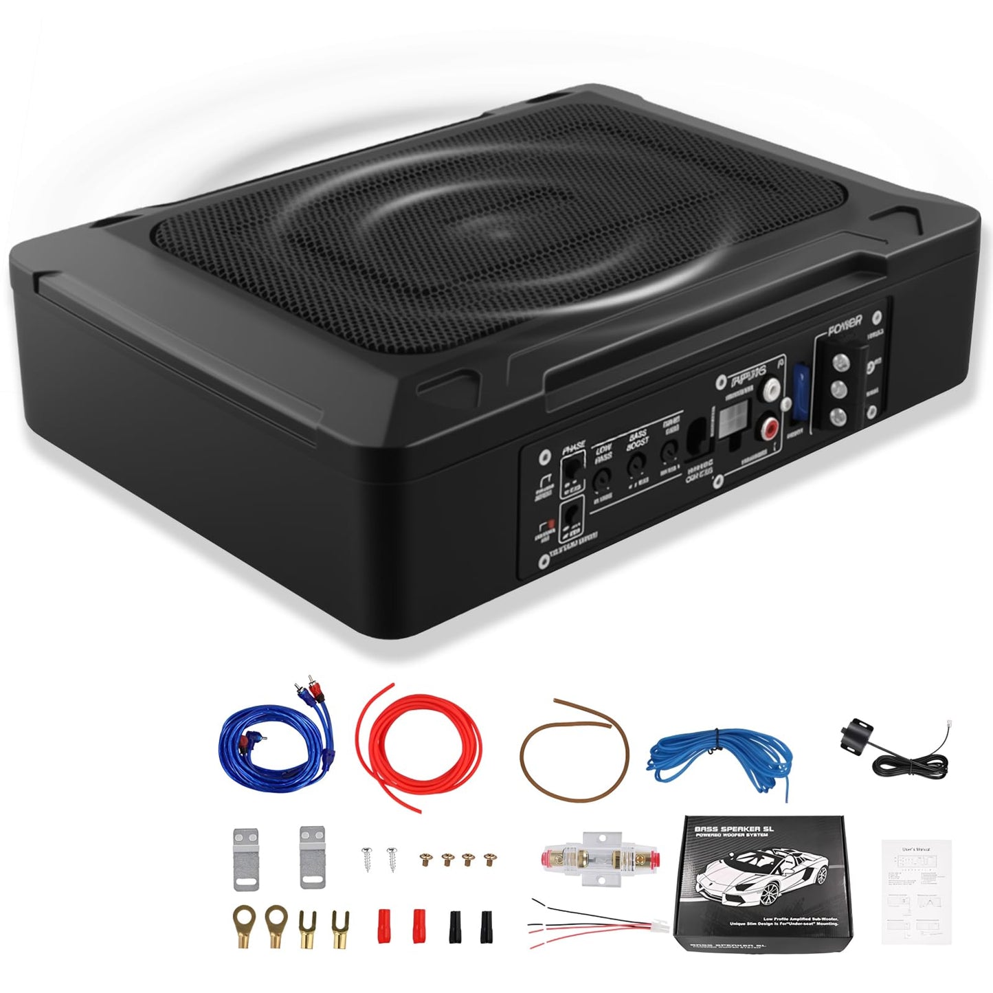 LORPHEIR Car Subwoofer High Power Bass System for Car Audio Upgrade