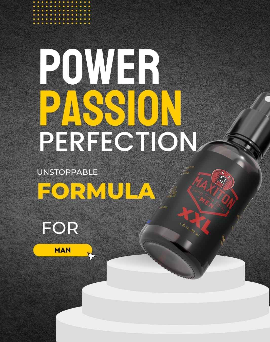 Desensitizing Delay Spray, Clinically Validated to Enhance Duration of Intimacy, Male Climax Control Spray for Men Last Longer in Bed Prolong Climax for Him Novelties, (30 ml) 240 Sprays