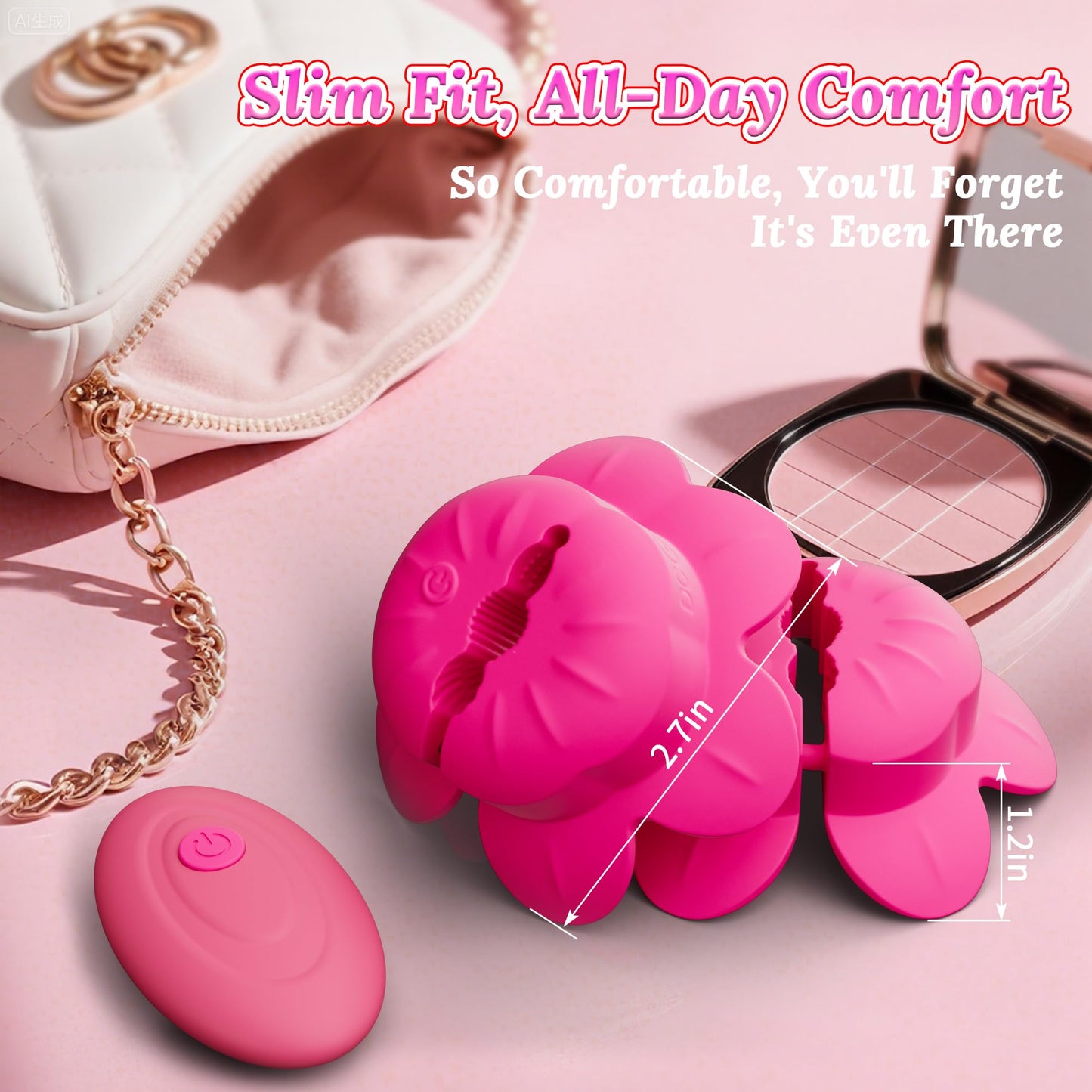 Nipple Toys Vibrator for Women, Vibrating Nipple Clamps Adult Toys