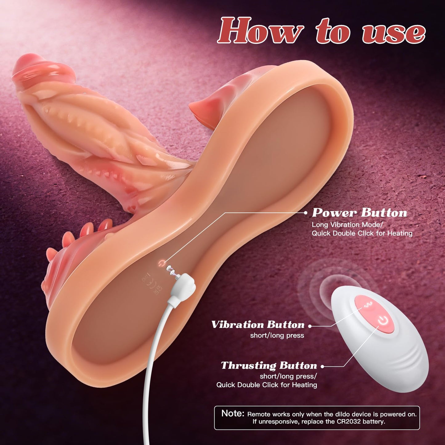 Sex Toys Thrusting Dildo Vibrator - Adult Toys for Women,Realistic Dildo Thrusting & Vibrating & Heating,Sit and Ride Thrusting Dildo Vibrator Strap on,Romote Control Adult Sex Toy for Women Couples