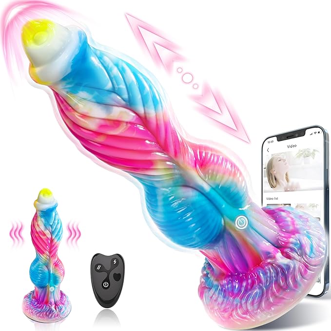 FYSHAVO Phoenix Thrusting Dildo Vibrator App Controlled 10.2in