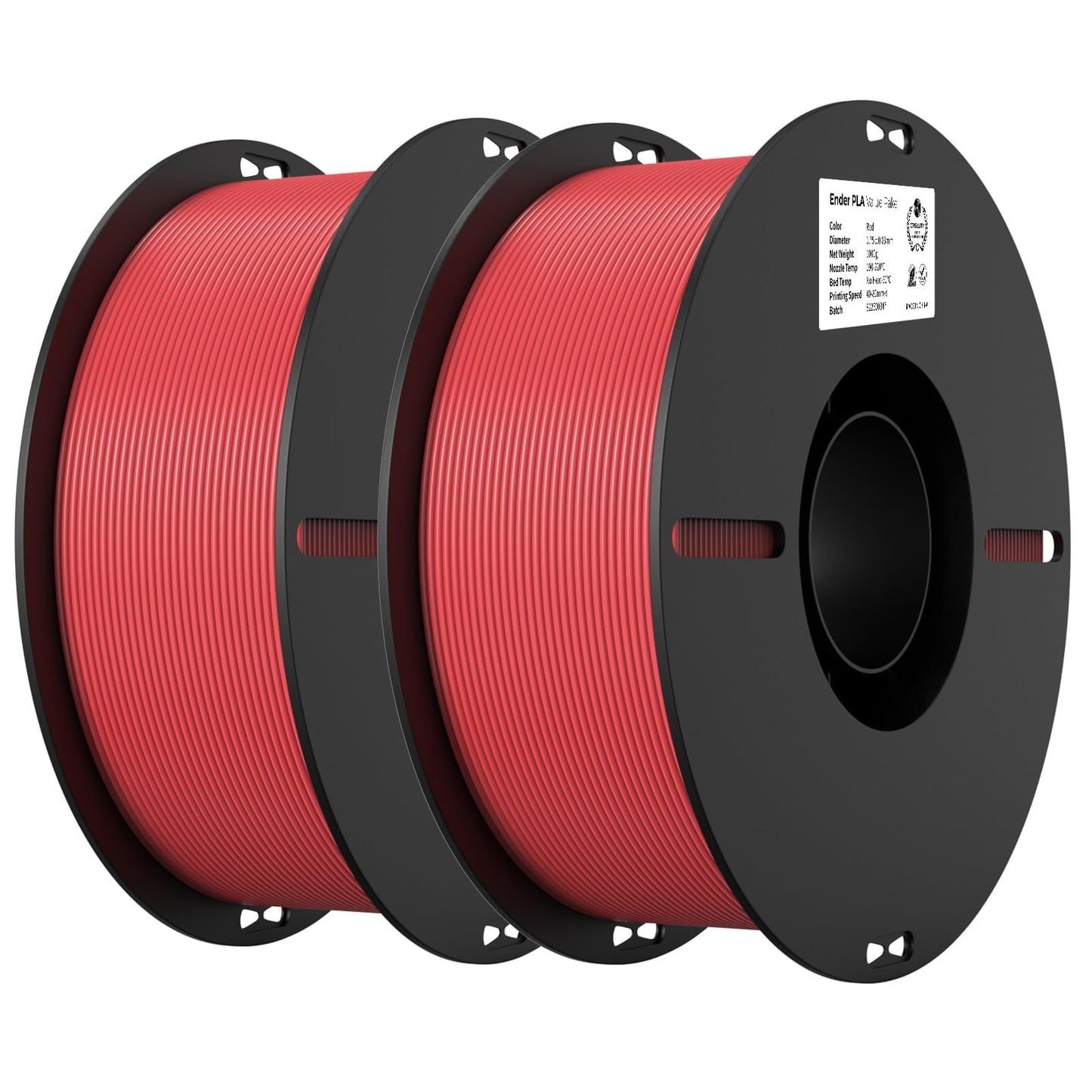 Creality 3D Printer Filament, PLA Filament Bundle for 3D Printing, Ender PLA Filament No-Tangling, Strong Bonding & Overhang Performance, Accuracy +/- 0.02mm