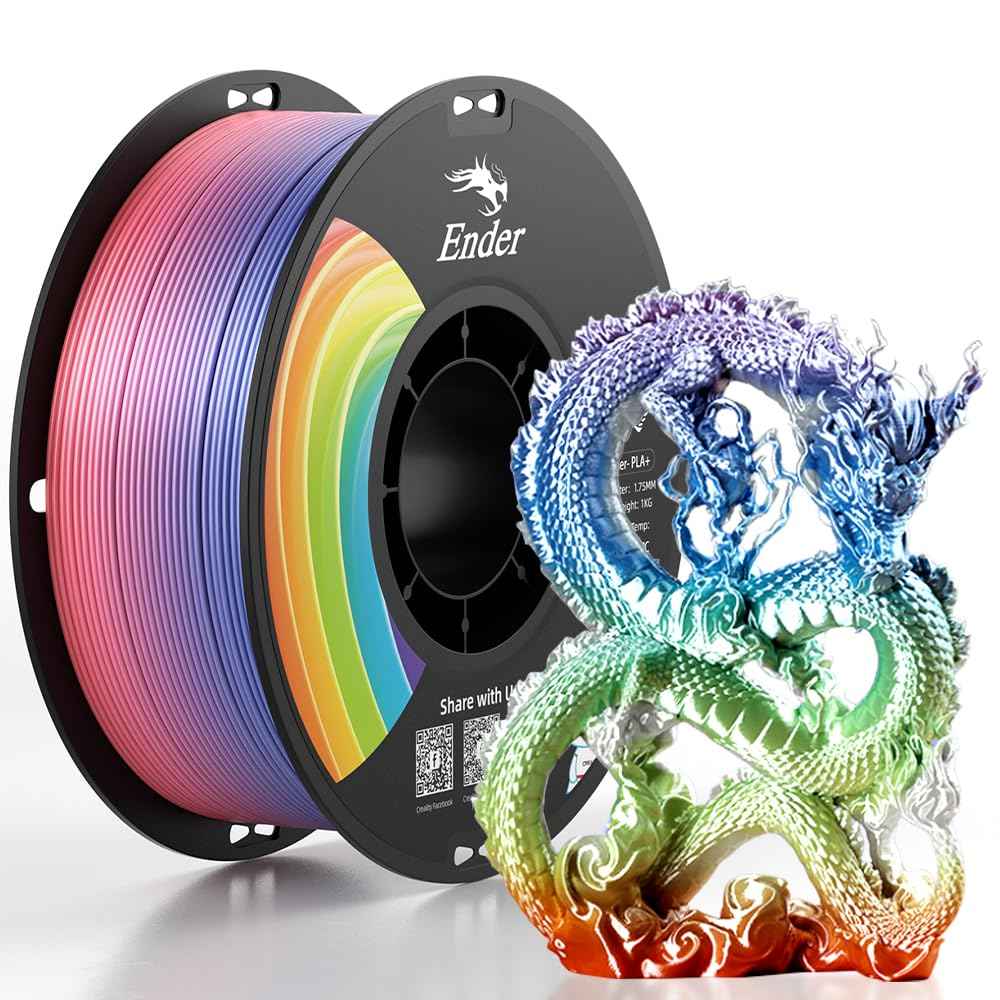 Creality 3D Printer Filament, PLA Plus Filament 1.75mm Apple Green