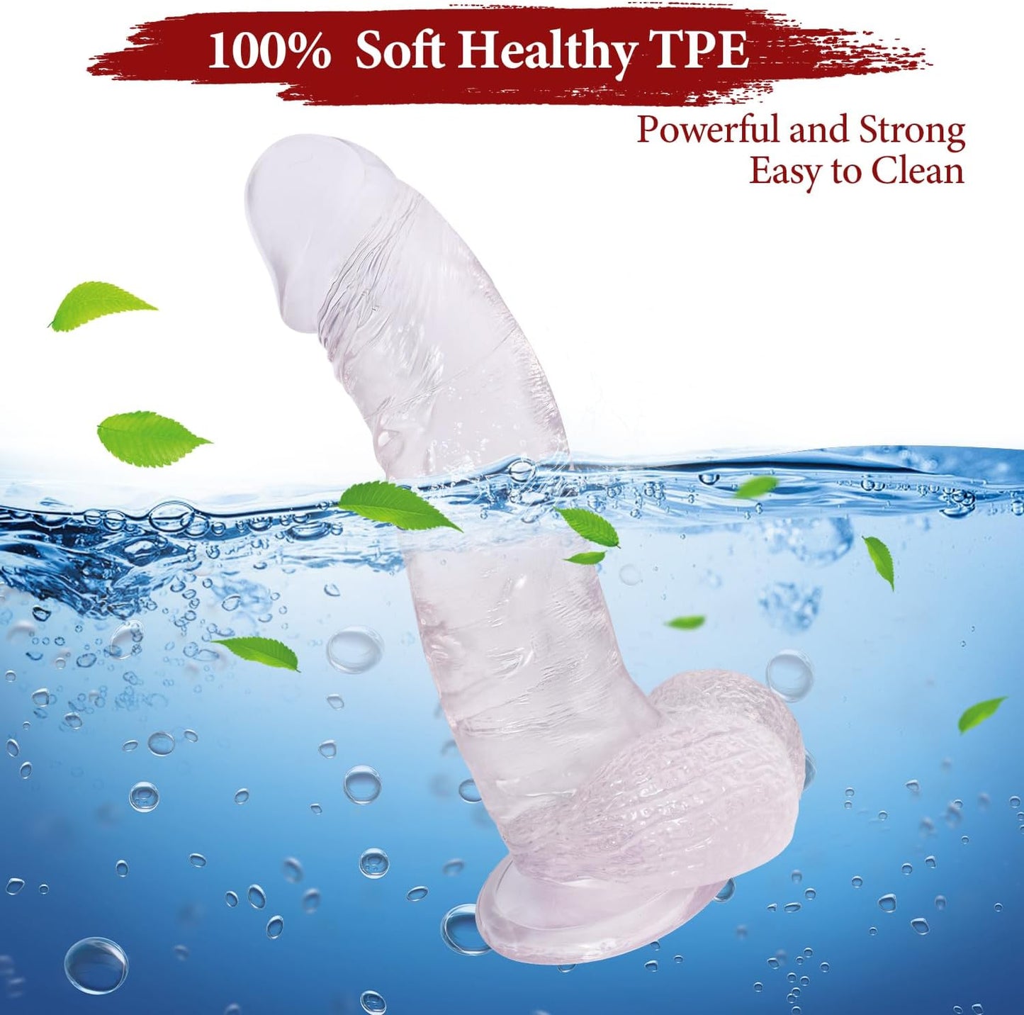 Veatrylove 10 Inch Realistic Dildo with Strong Suction Cup