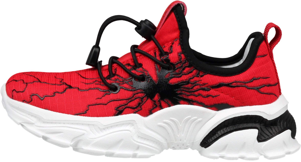 BRONAX Little/Big Boys Comfortable Graffiti Personality Tennis Shoes