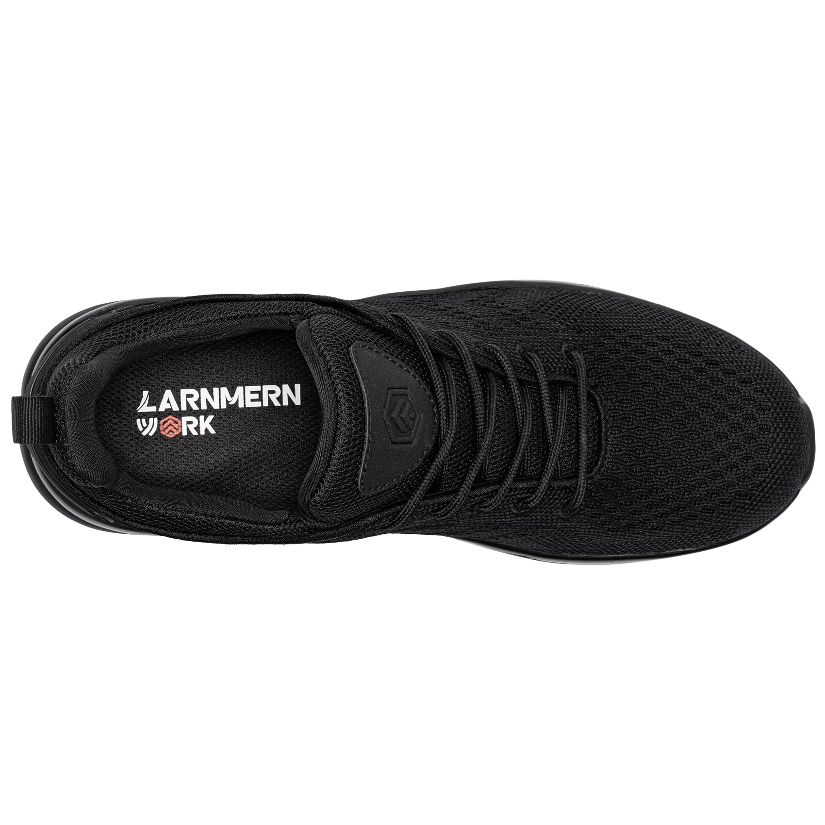 LARNMERN Men Non Slip Work Sneakers Water Resistant Food Service Zapatos Trabajo Antideslizantes Walking Shoes Waterproof Shoes Slip-on