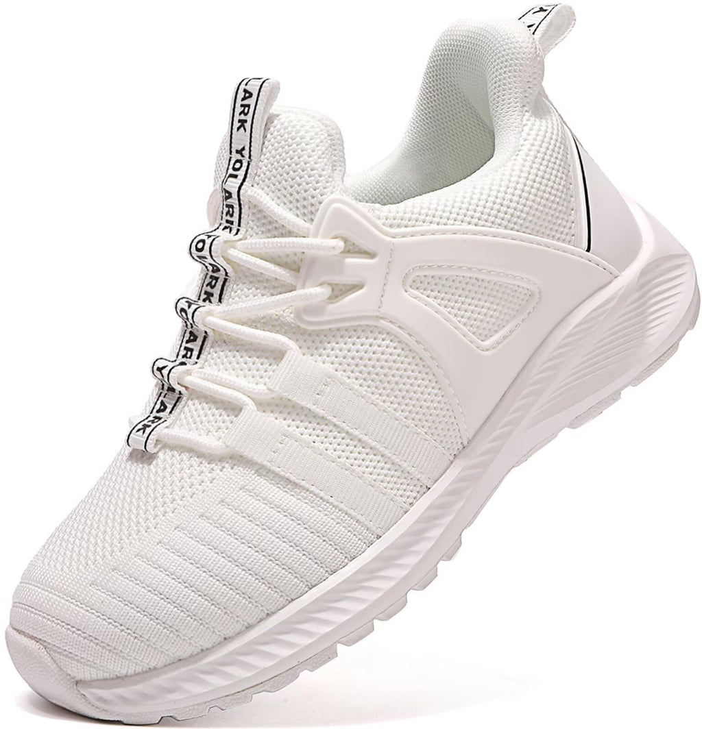 YOLARK Boys Girls Sneakers for Kids Non-Slip Tennis Shoes Fashion Lightweight Breathable Running Sport Athletic
