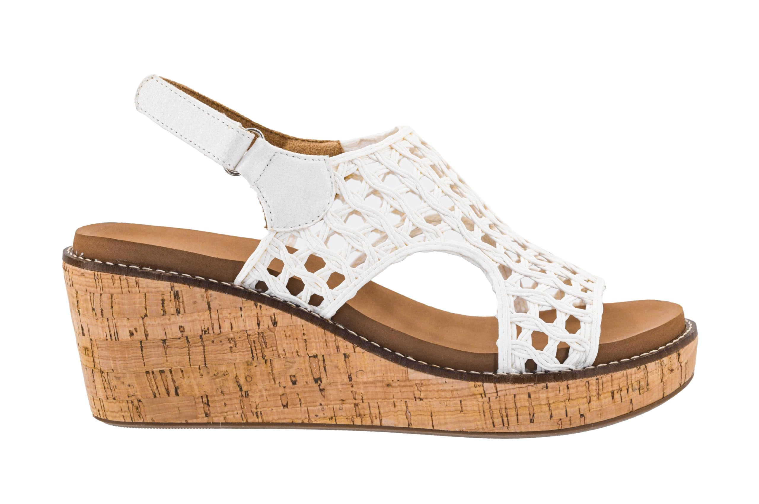 Corkys Footwear Womens Carley Wedges, Featuring Corkys EVA Foam Cushioned Insoles, A 2.5 Inch Heel, Lightweight For All Day Wear, And Hook And Loop Closure