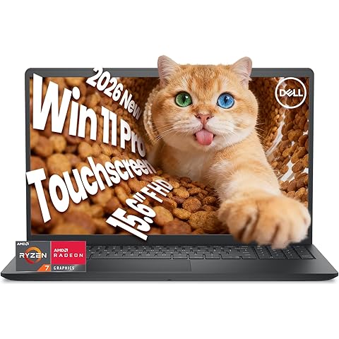 Dell 15 Laptop 15.6in FHD 120Hz Ryzen 5-7520U 8GB 512GB SSD