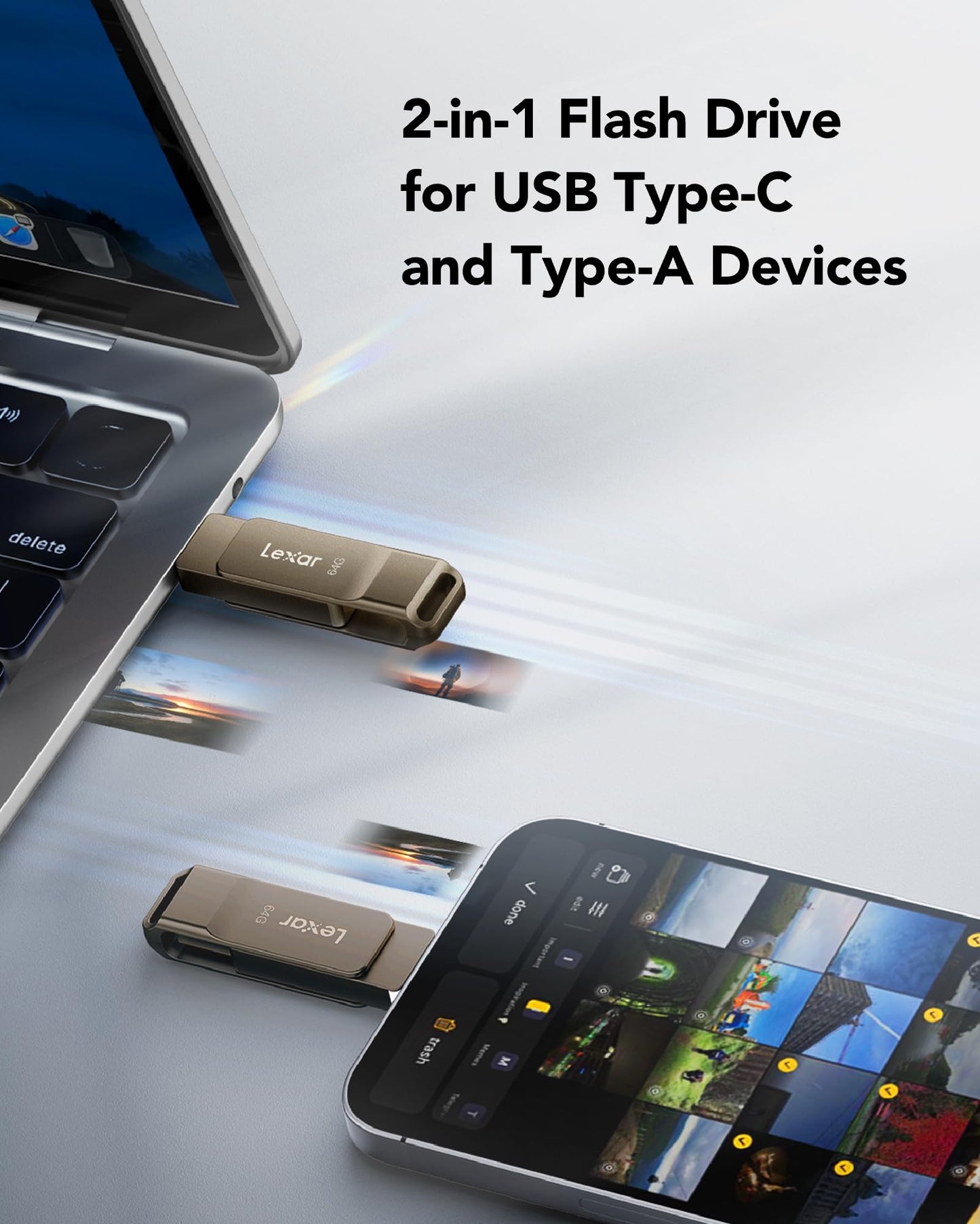 Lexar D40E Dual Drive USB 3.2 Gen 1 Type-C™ Jump Drive