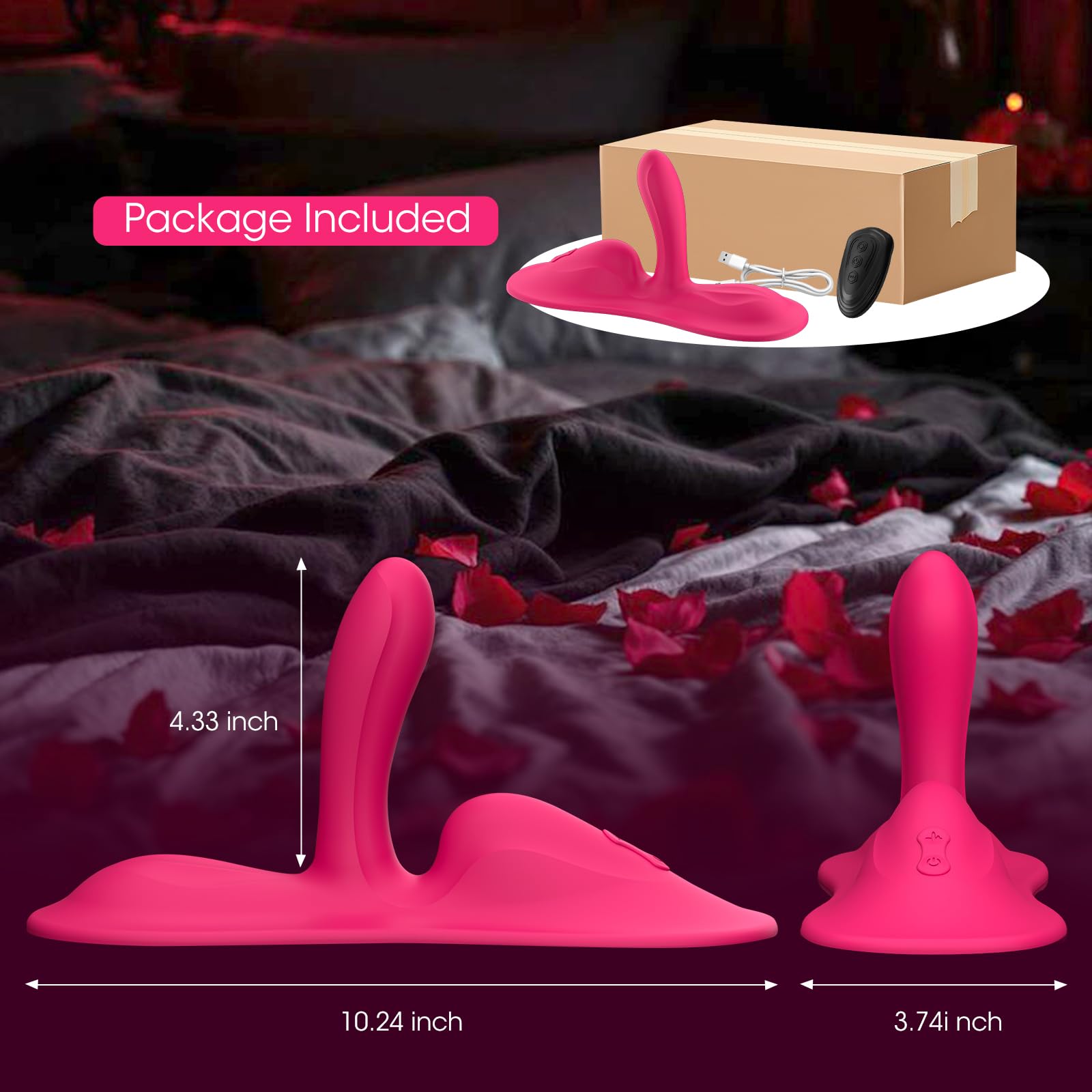 Riding Dildo Sit and Ride Grinding Vibrator Sex Toys for Women, Tencoe G Spot & Clitoral and Anal Stimulator Sex Chair, Liquid Silicone Remote Control Massager with 10 Vibrating Modes Adult Toy